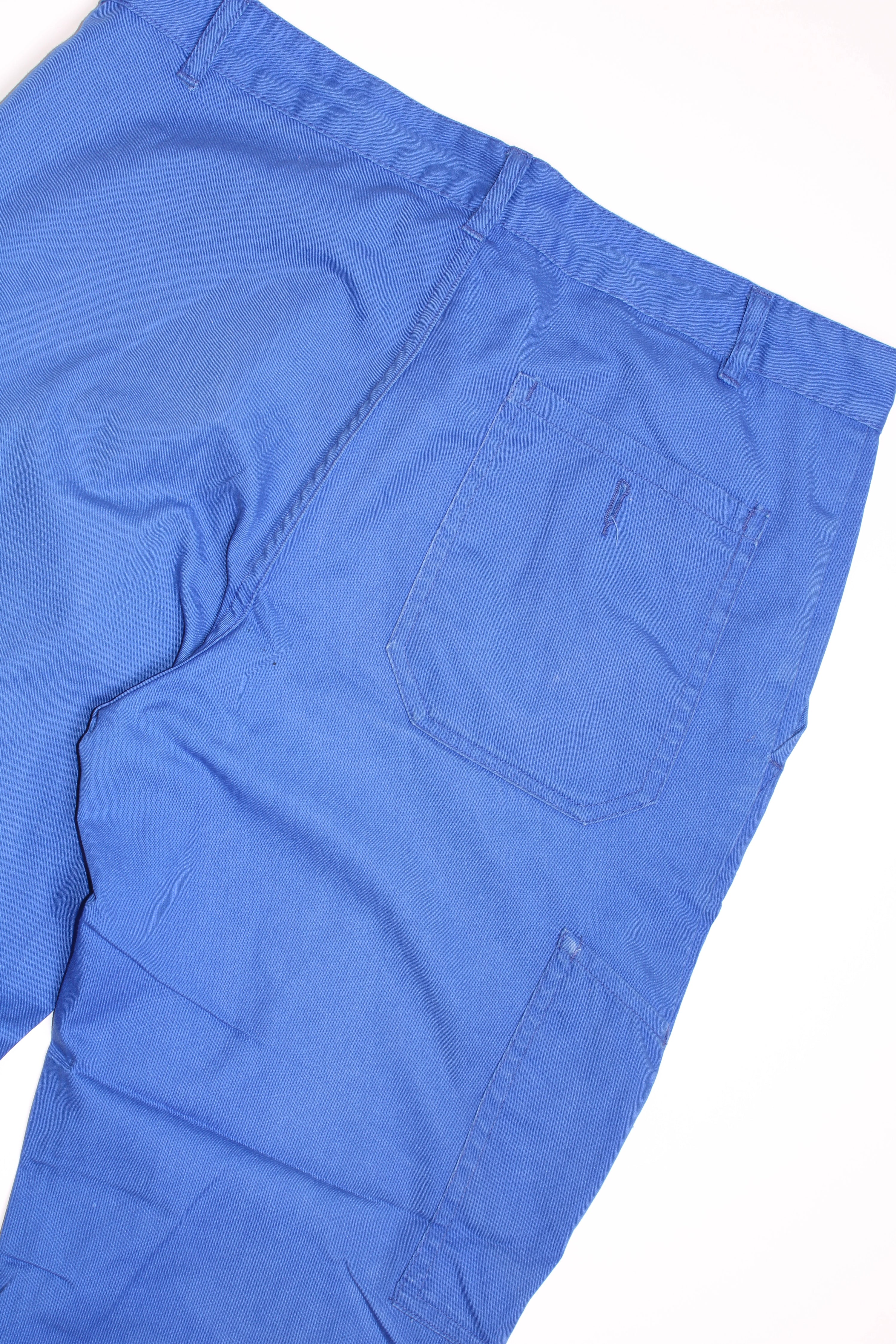 FRENCH WORKWEAR BLEU DE TRAVAIL VINTAGE WORK PANTS - W34 - 4