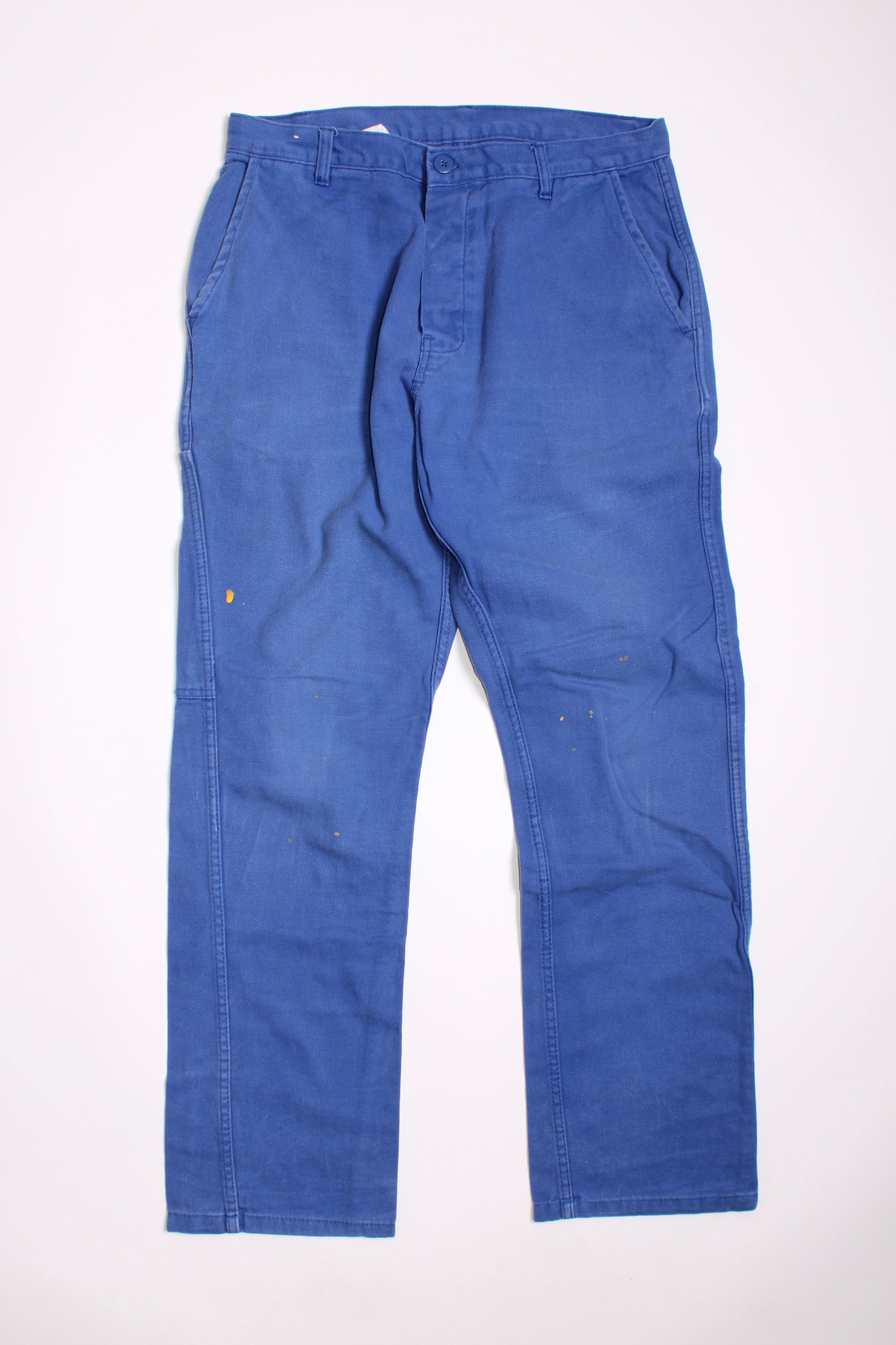 FRENCH WORKWEAR BLEU DE TRAVAIL VINTAGE WORK PANTS - W31 - 25