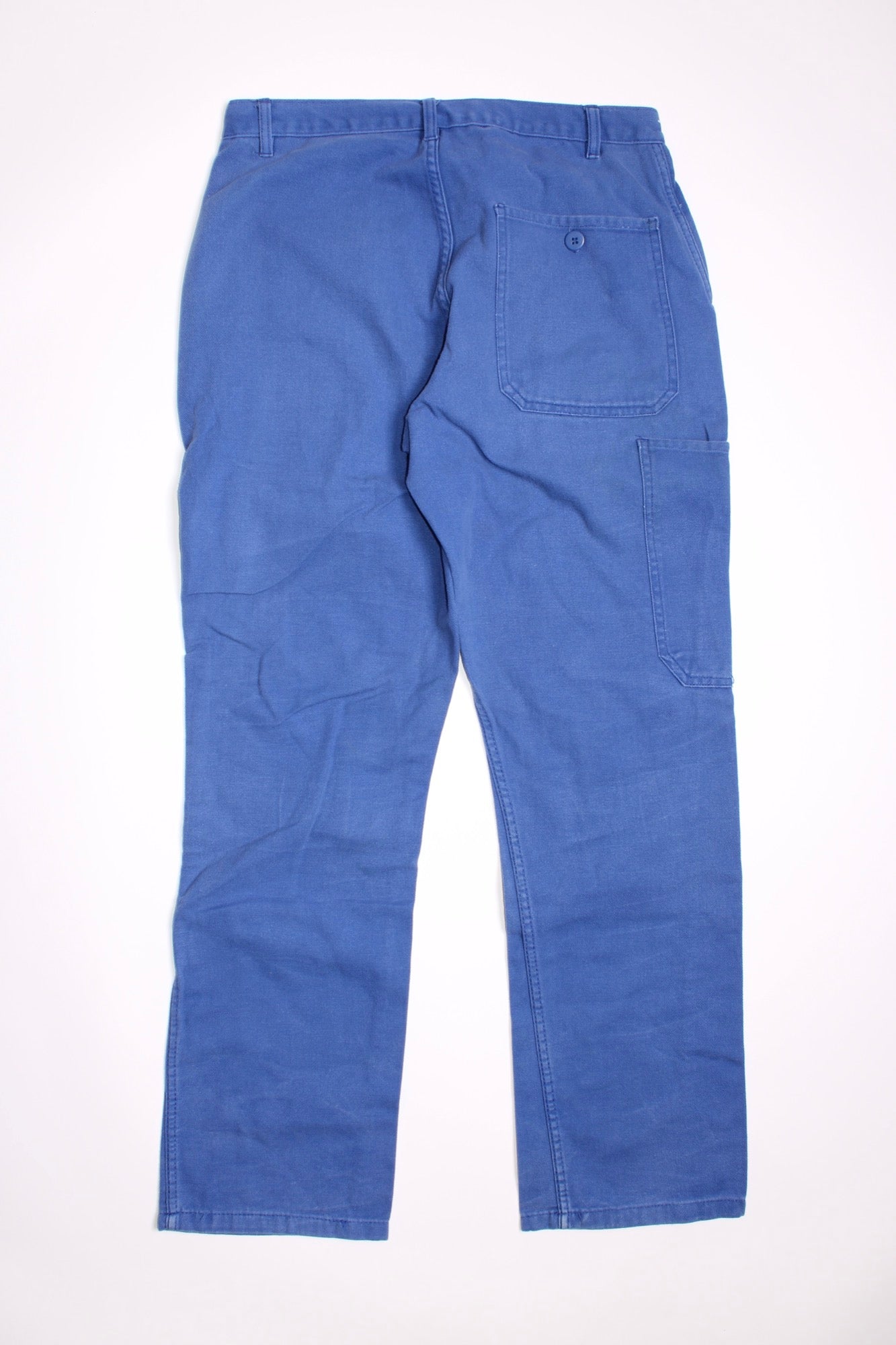 FRENCH WORKWEAR BLEU DE TRAVAIL VINTAGE WORK PANTS - W31 - 25
