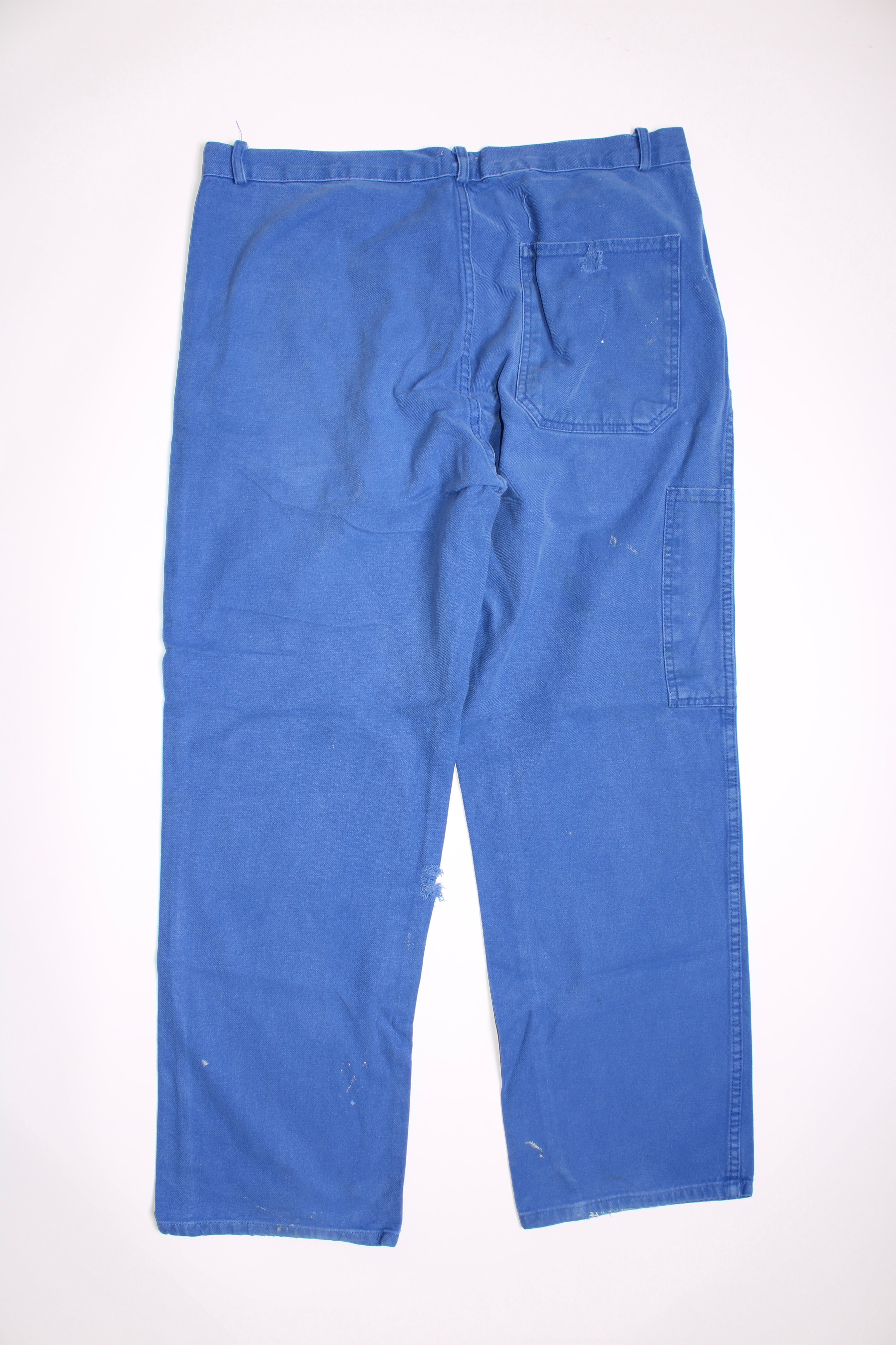 FRENCH WORKWEAR BLEU DE TRAVAIL VINTAGE WORK PANTS - W34 - 9