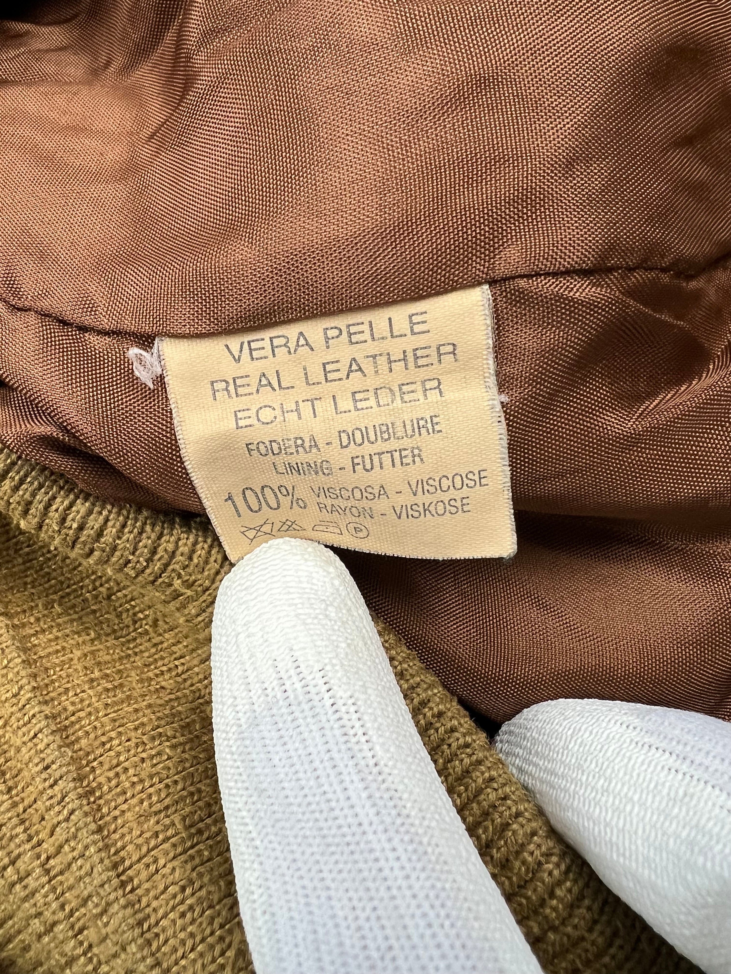 SUEDE BOMBER JACKET BROWN - S/M