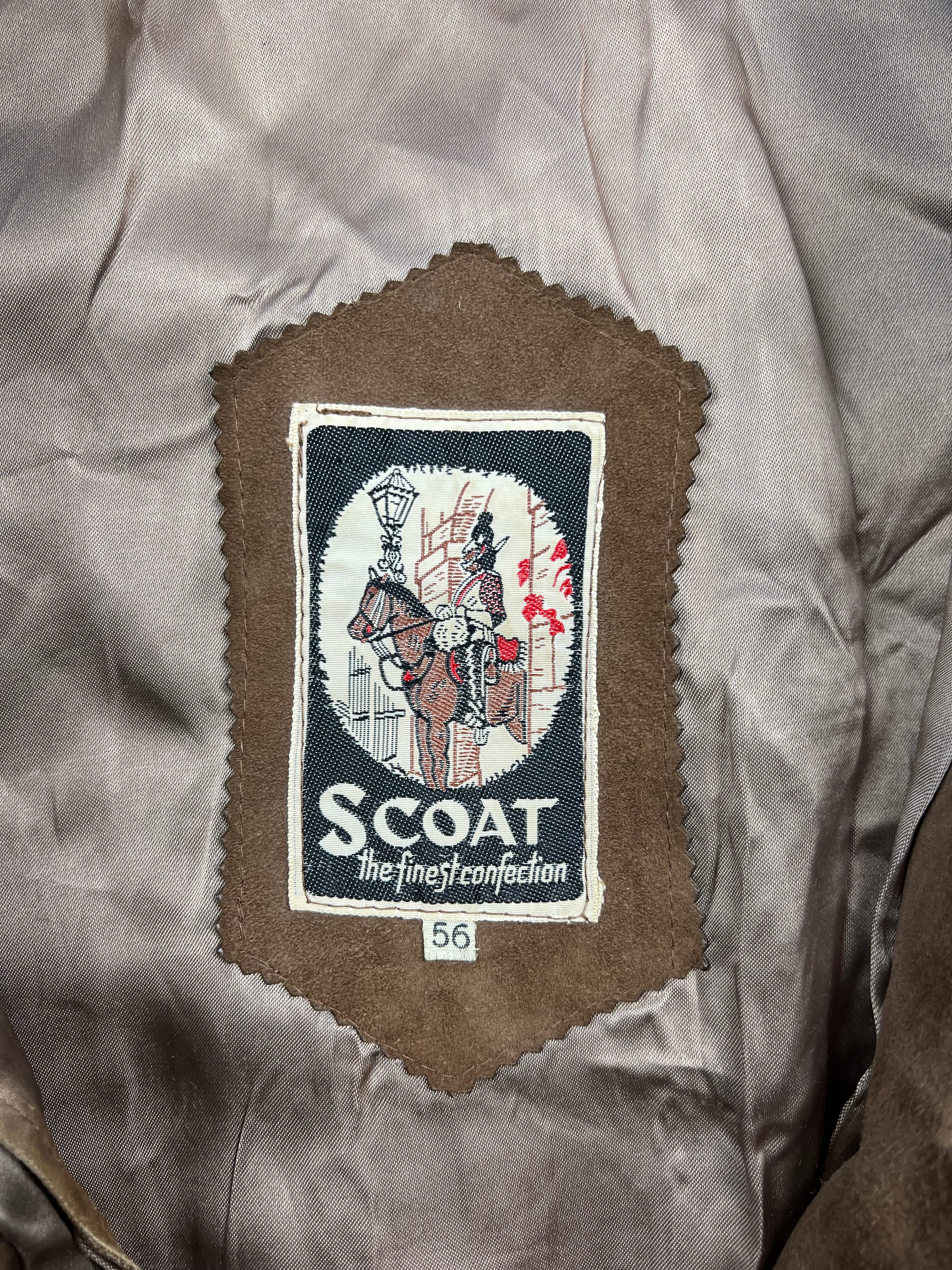 SUEDE WORK JACKET BROWN - L/XL