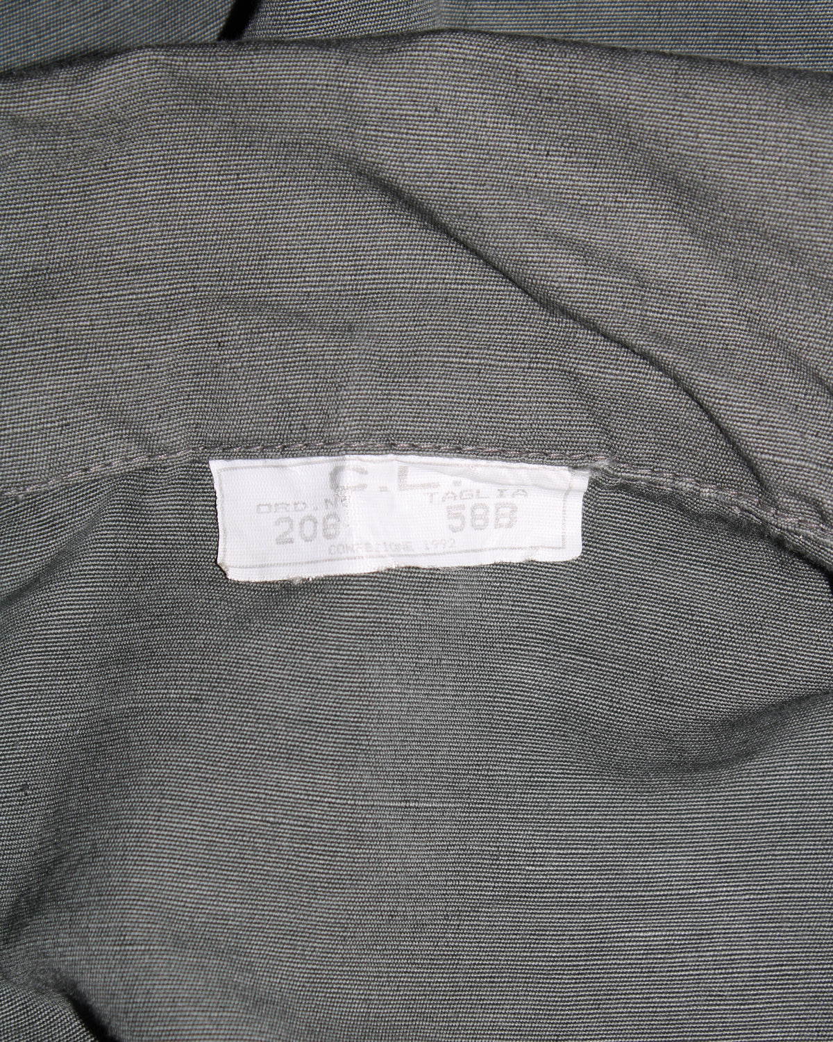 ITALIAN ARMY AERONAUTICA ITALIANA SHORT JACKET GREY - M/L