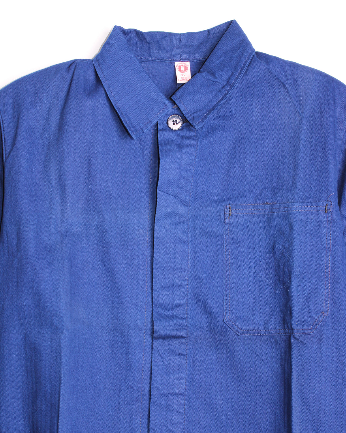 VINTAGE WORKWEAR CHORE JACKET HBT BLEU DE TRAVAIL - M/L