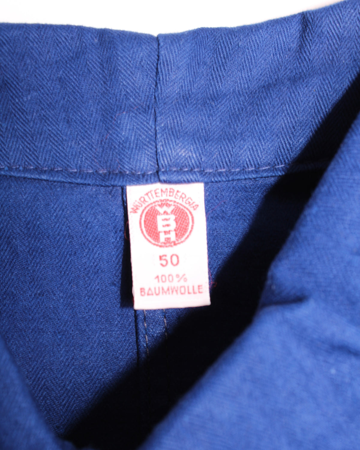 VINTAGE WORKWEAR CHORE JACKET HBT BLEU DE TRAVAIL - M/L