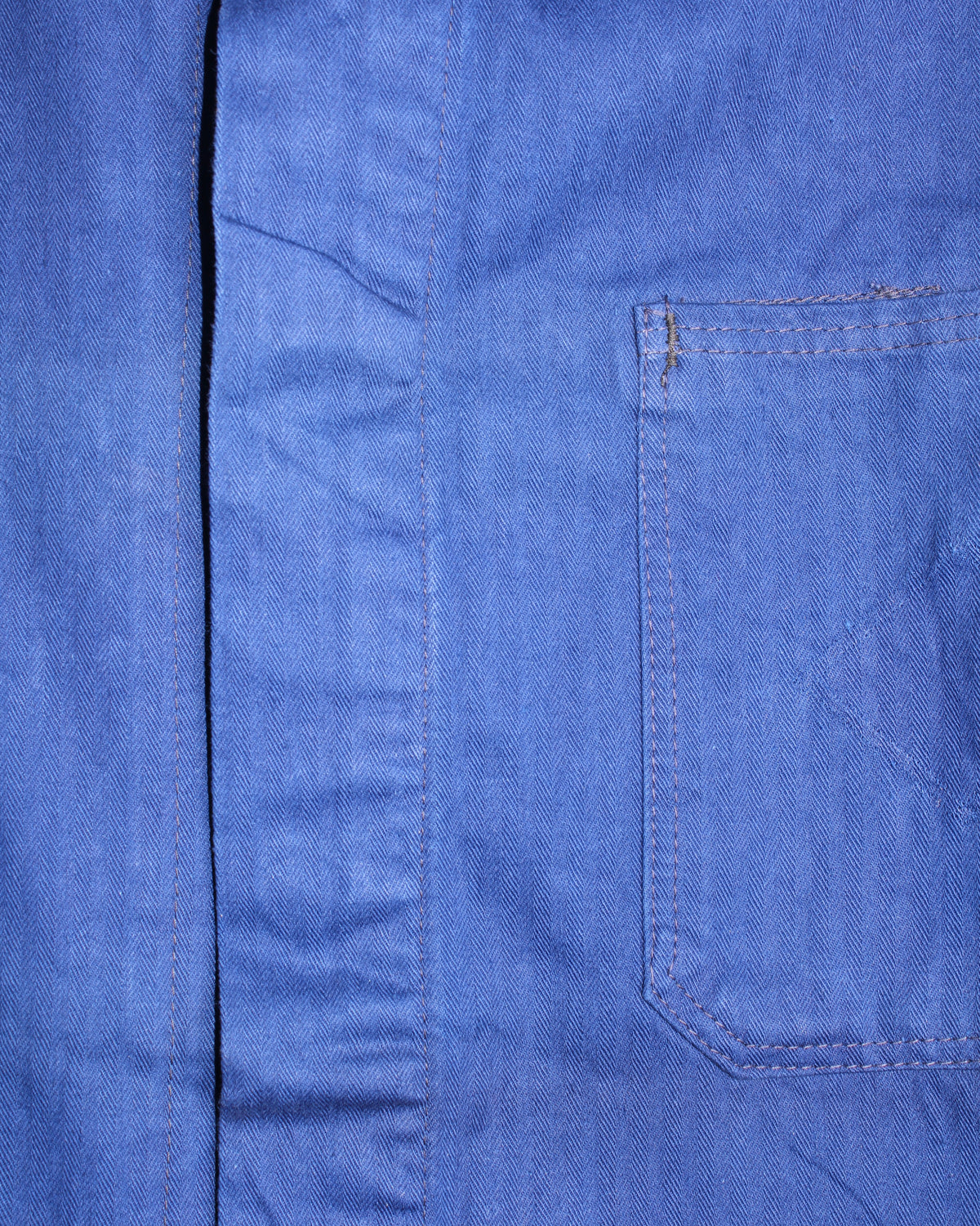 VINTAGE WORKWEAR CHORE JACKET HBT BLEU DE TRAVAIL - M/L