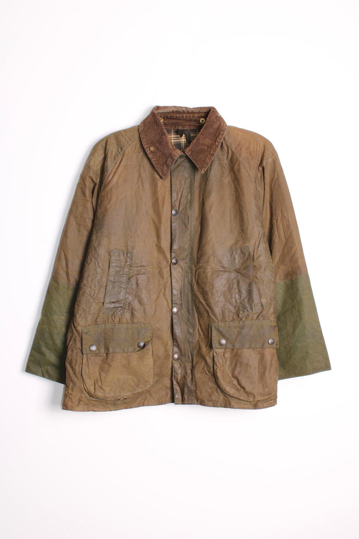 BARBOUR BEDALE WAX JACKET GREEN - L/XL