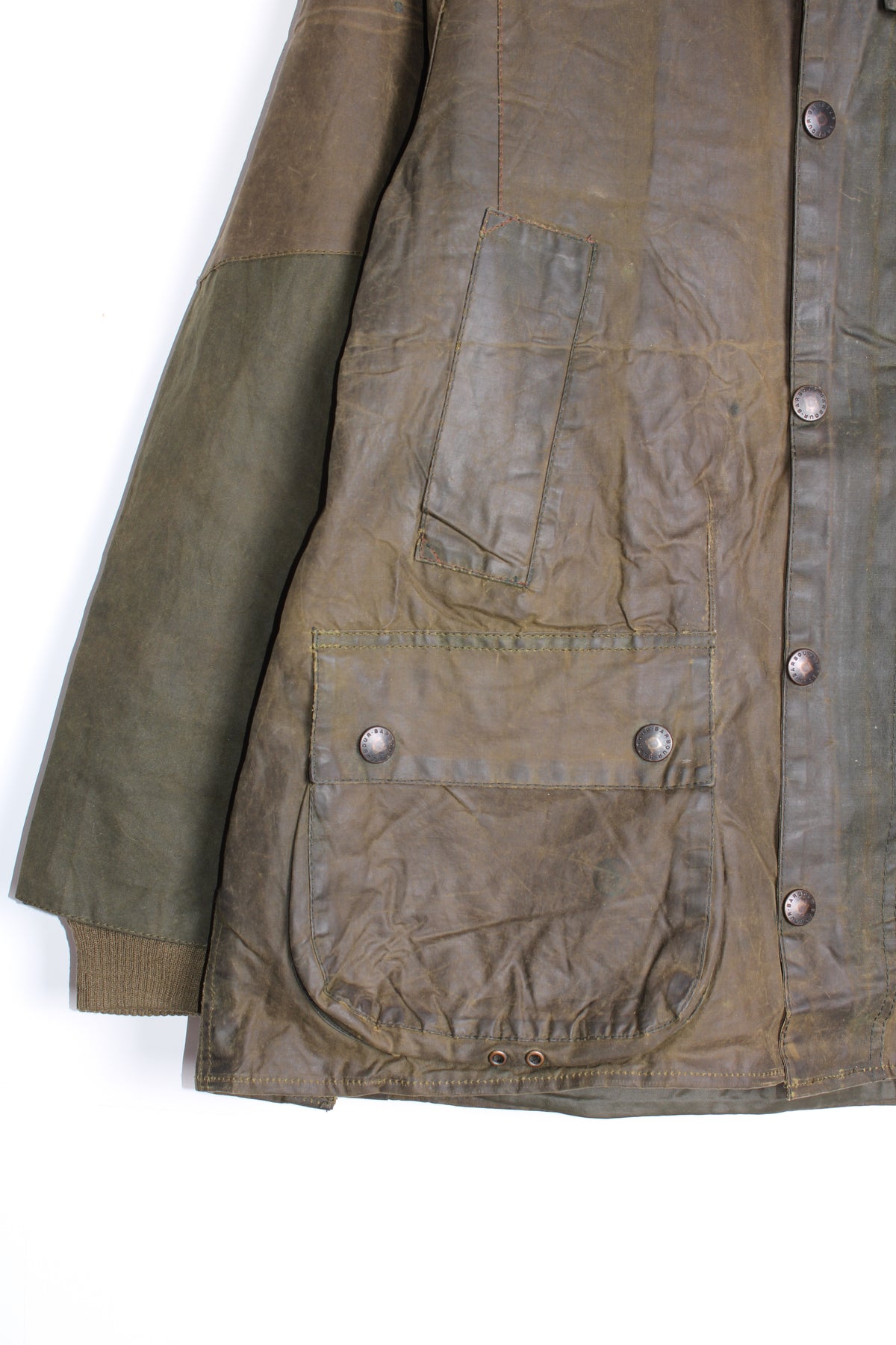 BARBOUR BEDALE WAX JACKET GREEN - S/M