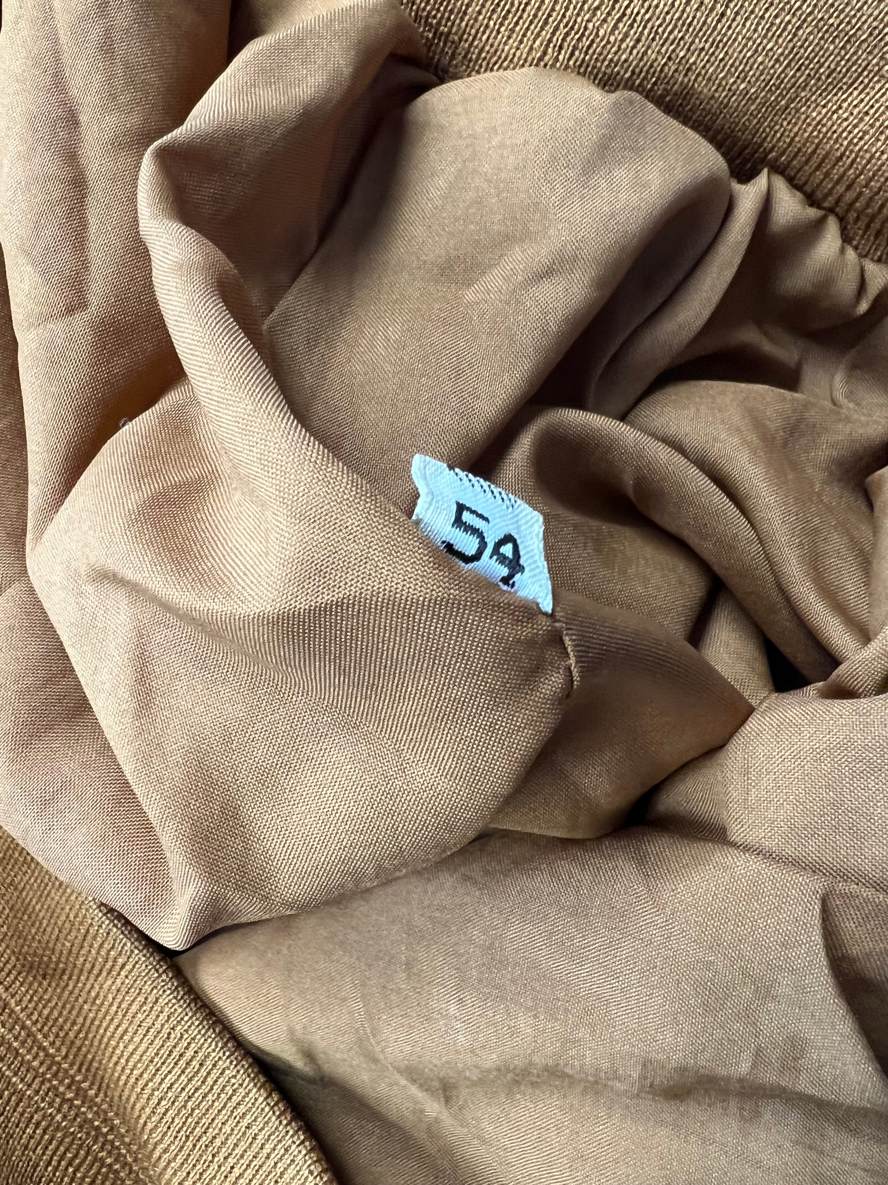SUEDE BOMBER JACKET BROWN - XL/XXL