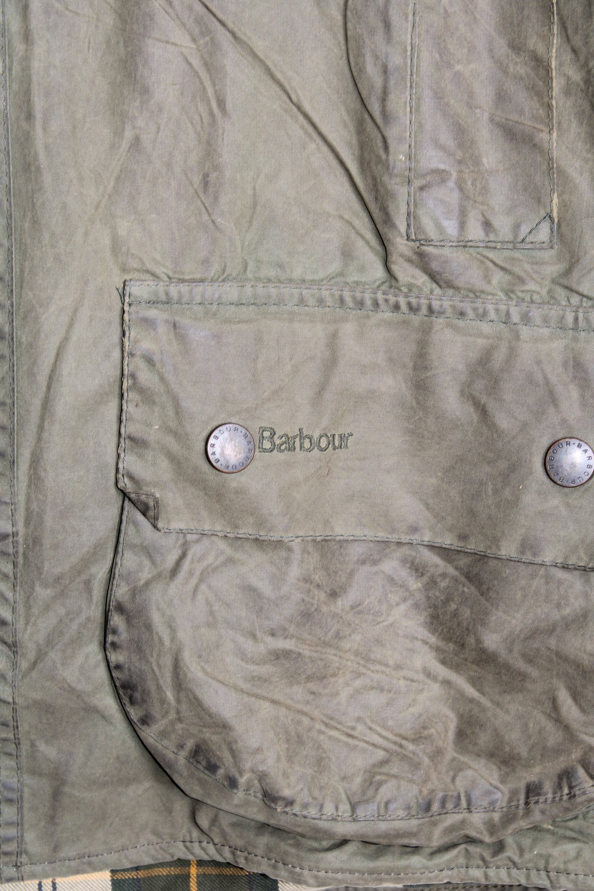 BARBOUR BEAUFORT WAX JACKET GREEN - L/XL