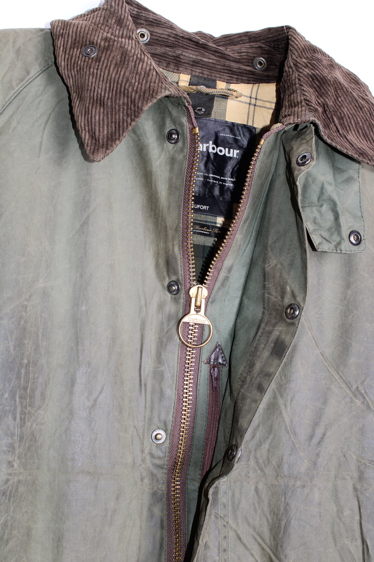 BARBOUR BEAUFORT WAX JACKET GREEN - L/XL