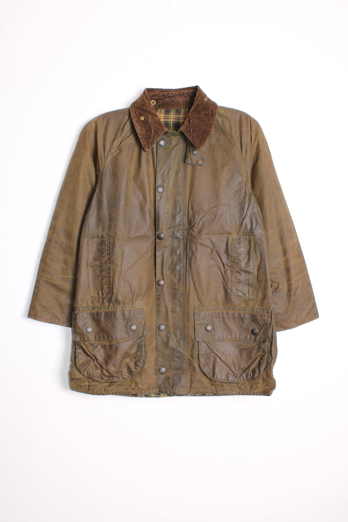 BARBOUR BEAUFORT WAX JACKET GREEN - S/M