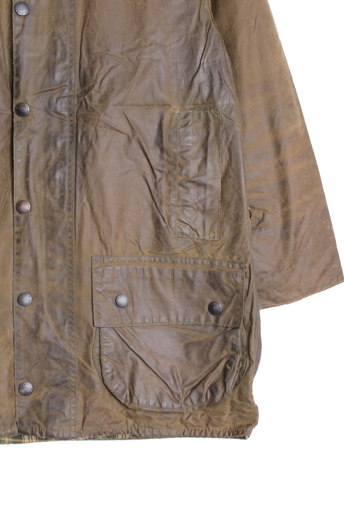 BARBOUR BEAUFORT WAX JACKET GREEN - S/M