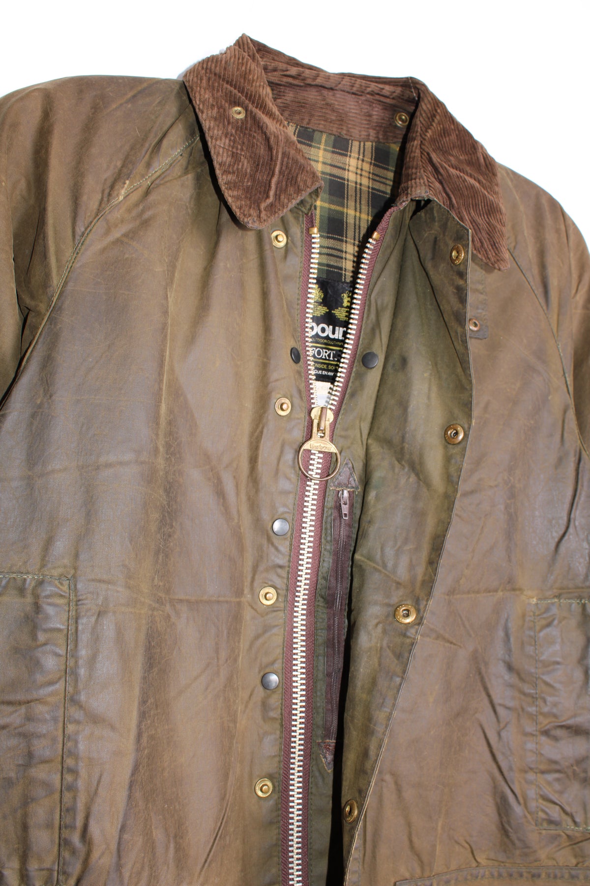 BARBOUR BEAUFORT WAX JACKET GREEN - S/M