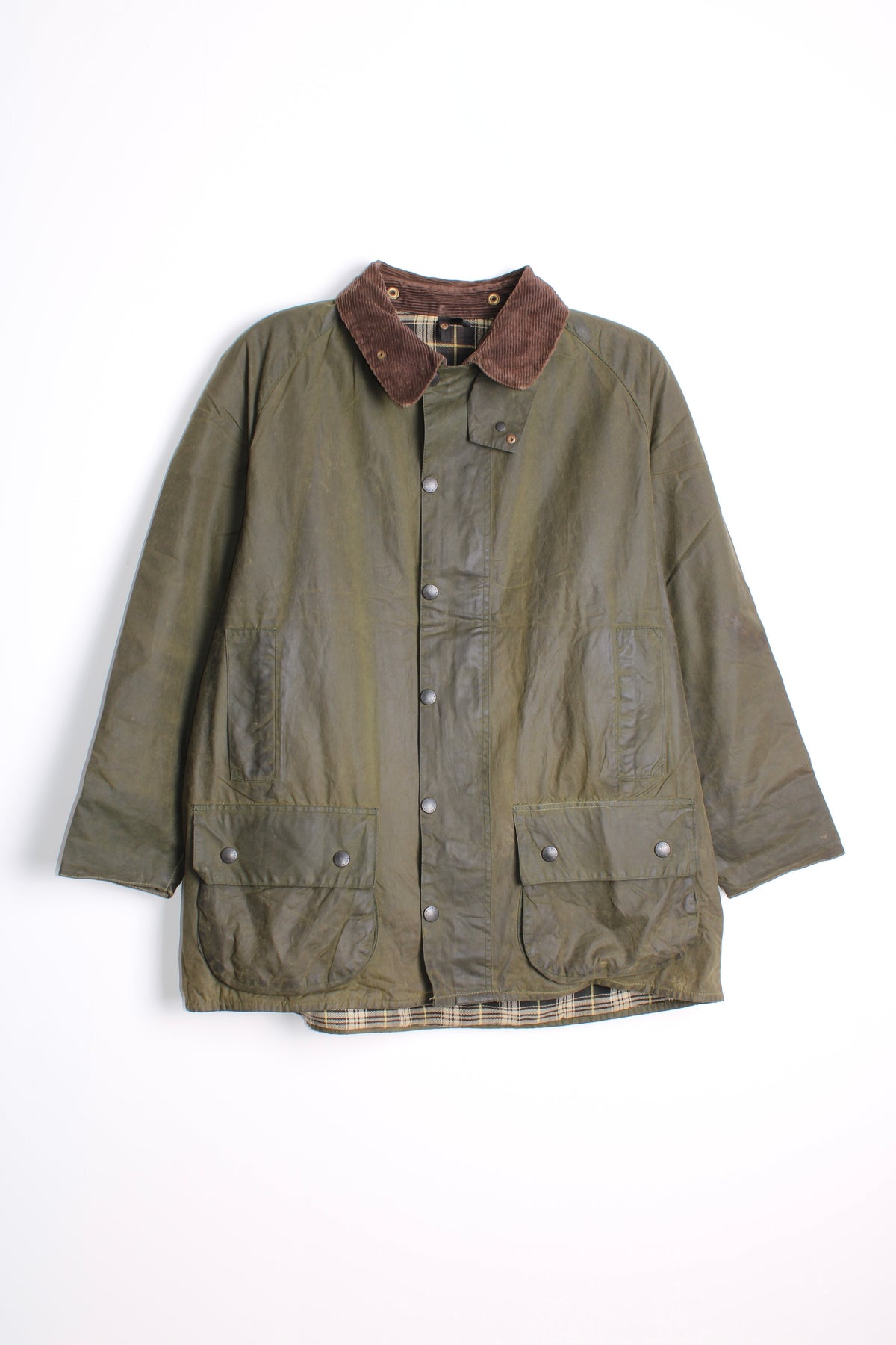 BARBOUR BEAUFORT WAX JACKET GREEN - XL/XXL