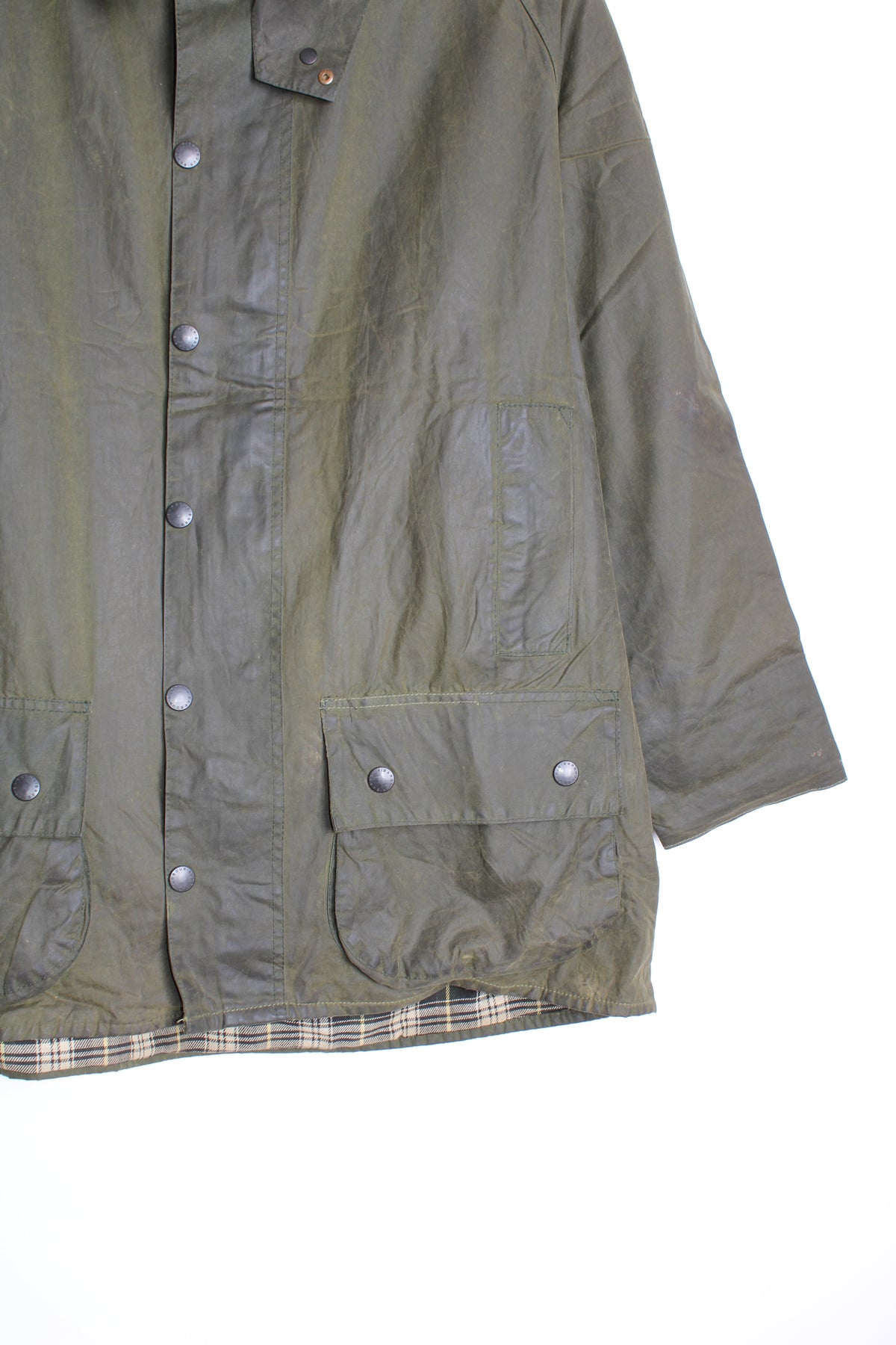 BARBOUR BEAUFORT WAX JACKET GREEN - XL/XXL