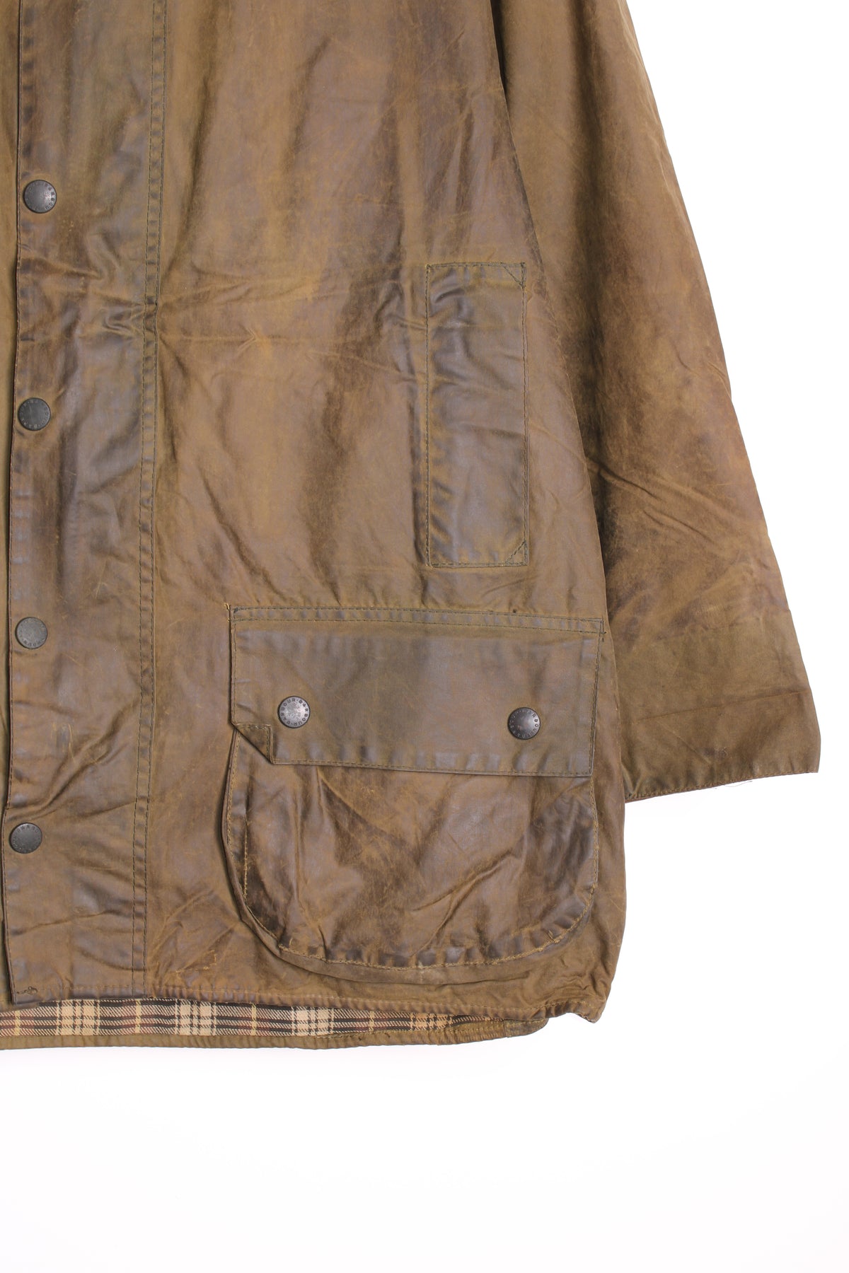 BARBOUR BEAUFORT WAX JACKET GREEN - M/L