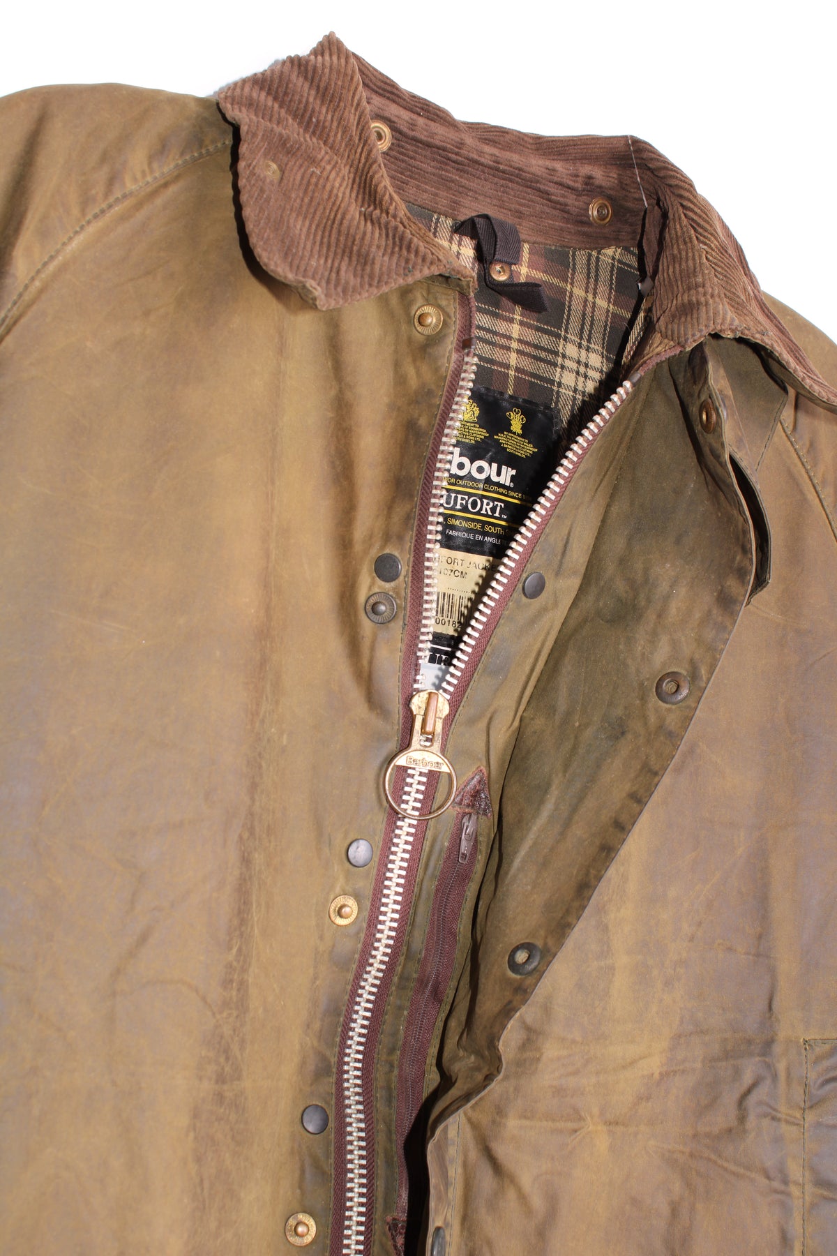 BARBOUR BEAUFORT WAX JACKET GREEN - M/L