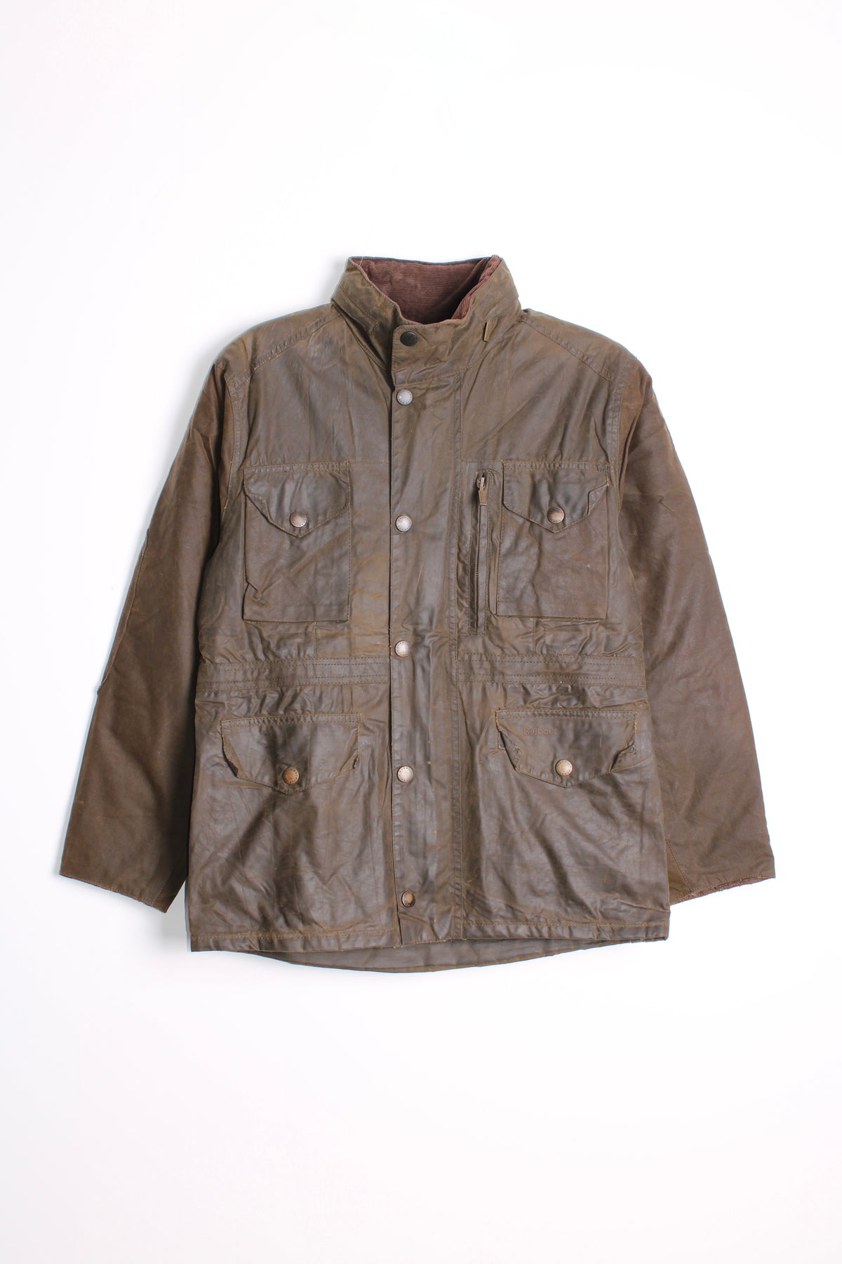 BARBOUR SAPPER WAX FIELD JACKET GREEN - S