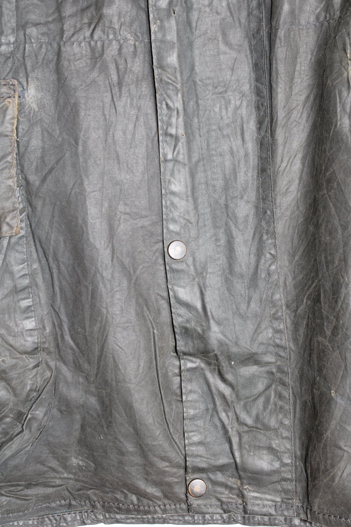 BARBOUR DURHAM WAX PARKA BLUE - L/XL