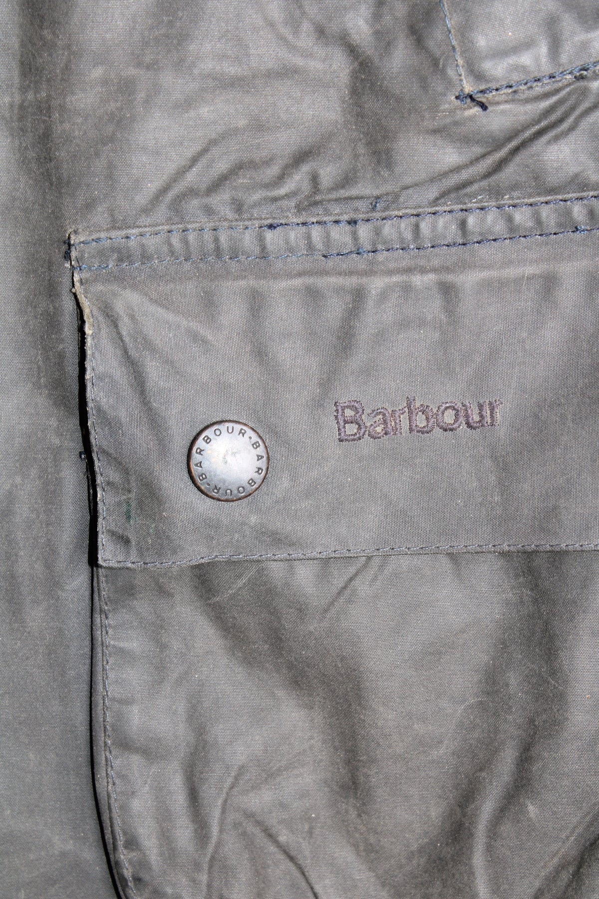 BARBOUR BEDALE WAX JACKET GREY - L/XL