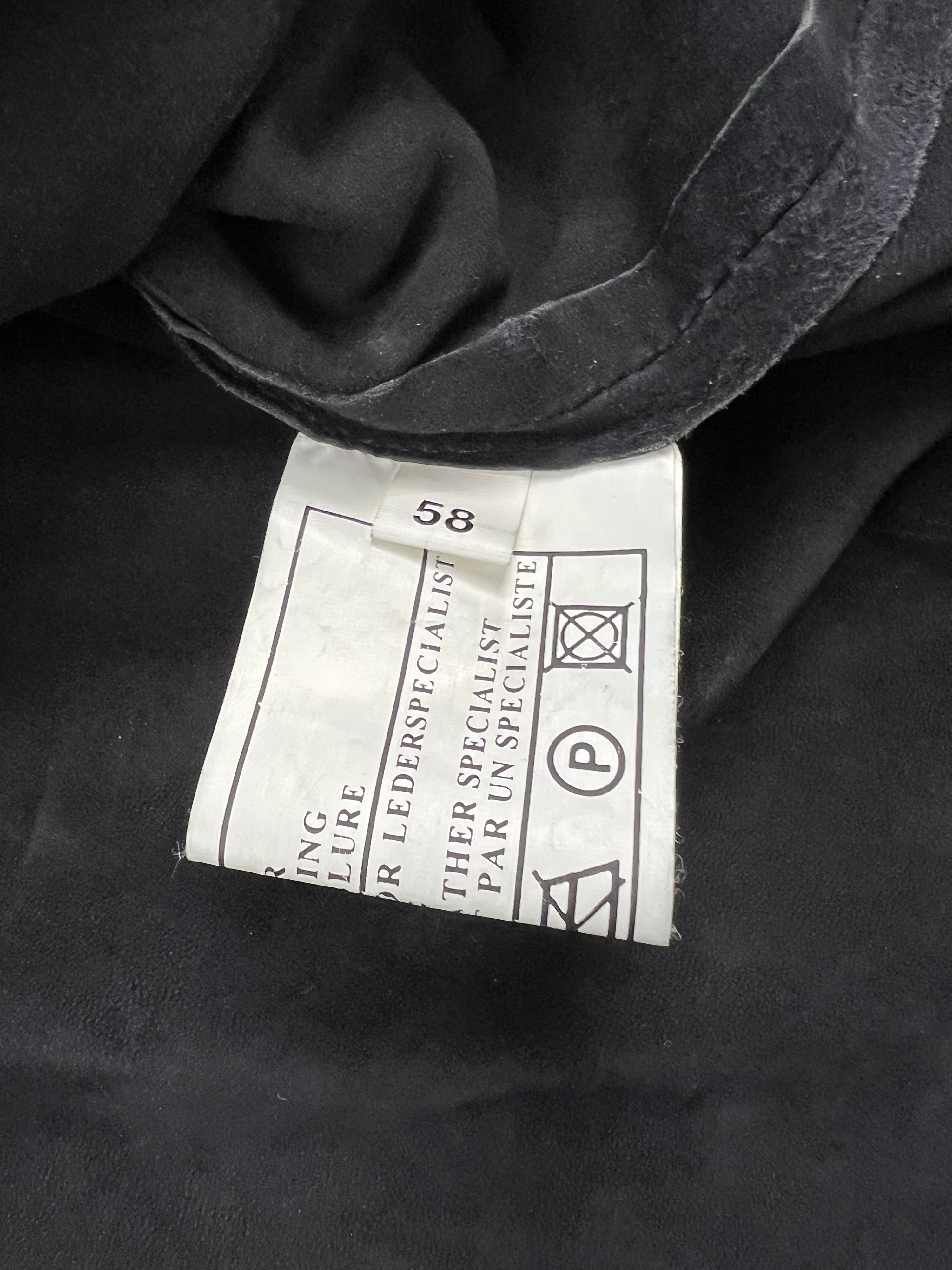 SUEDE SHIRT JACKET DARK BLUE - XL/XXL