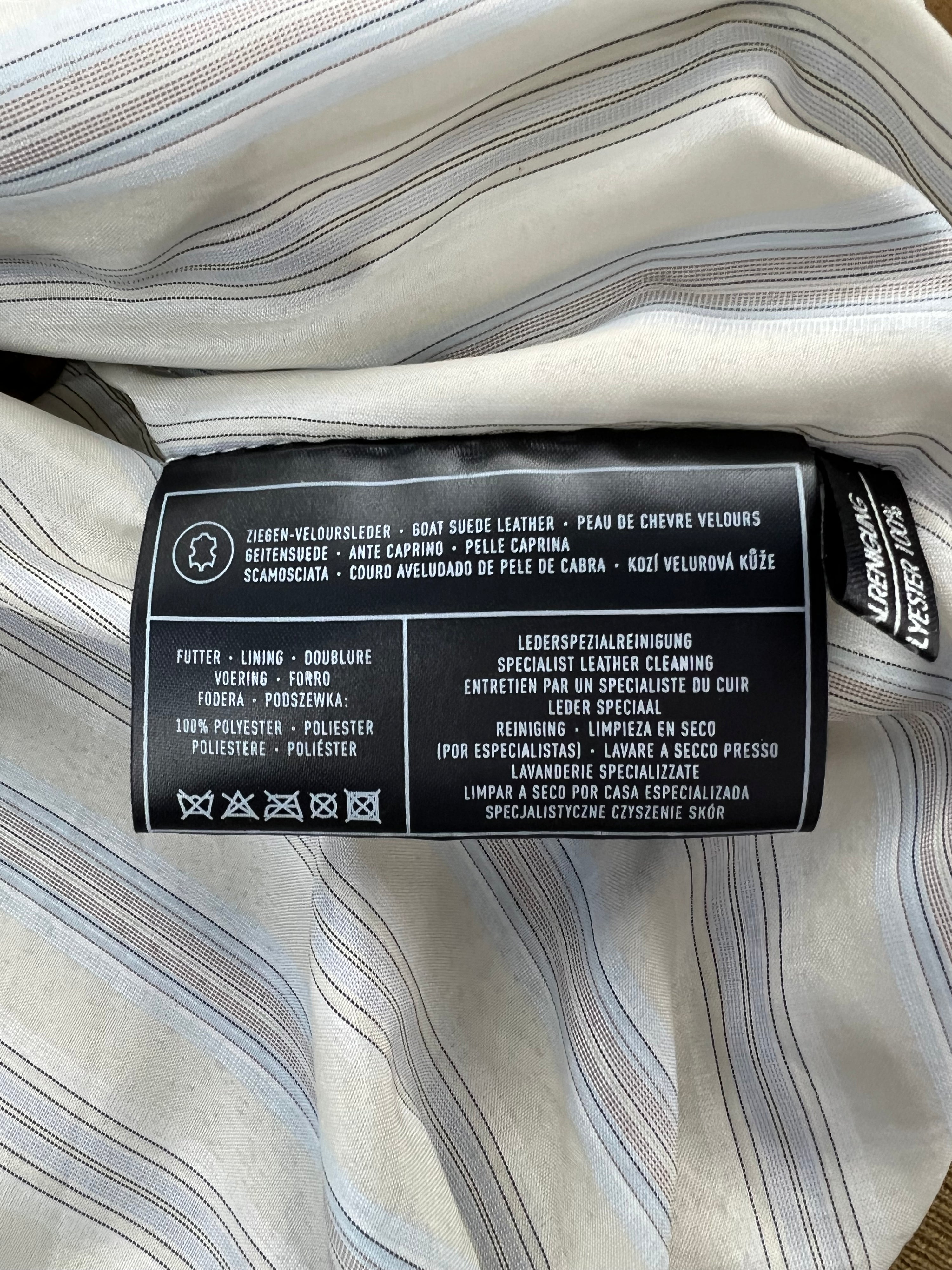 SUEDE BOMBER JACKET BROWN - XL/XXL