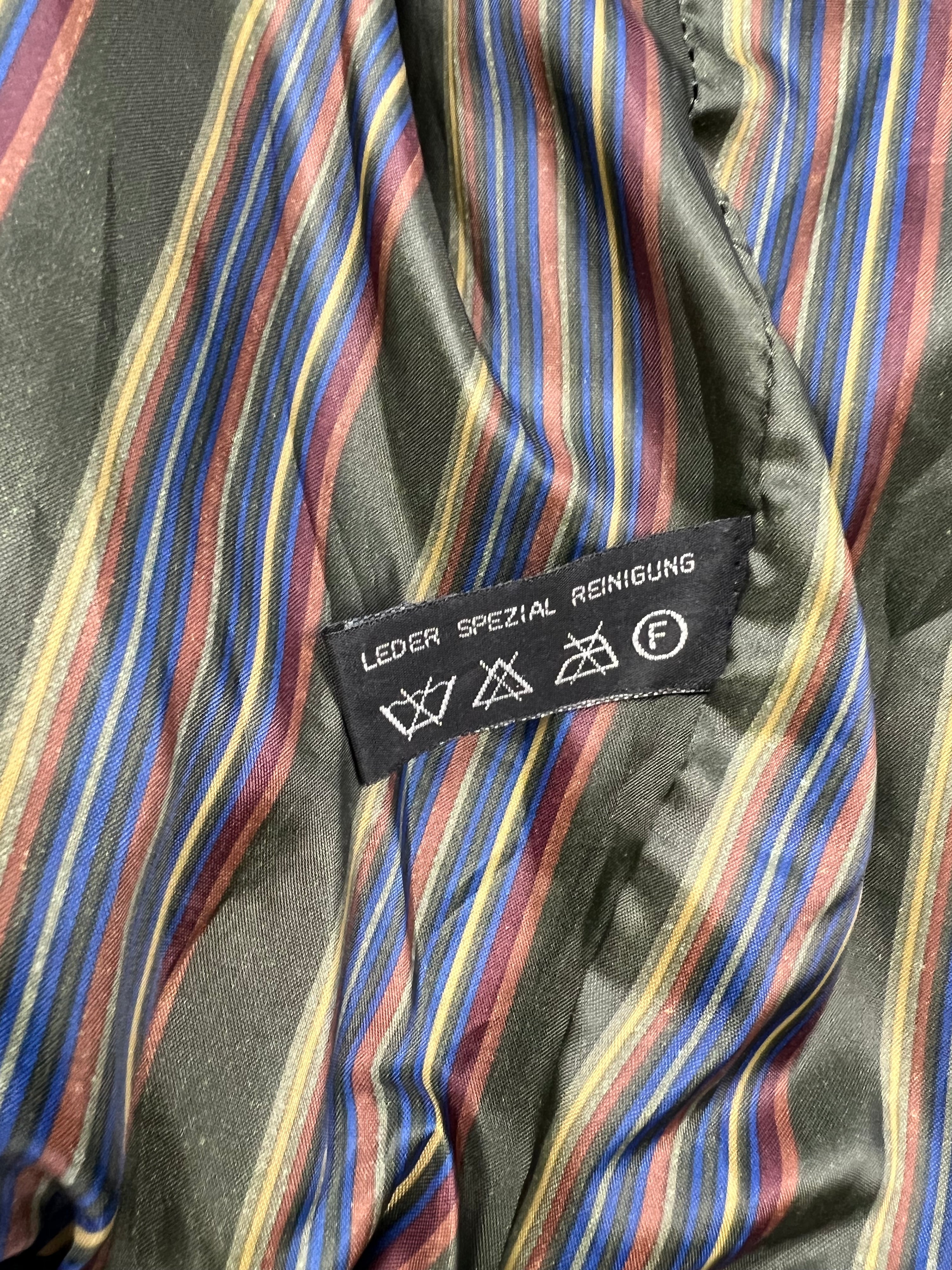 SUEDE BOMBER JACKET NAVY BLUE - XL/XXL