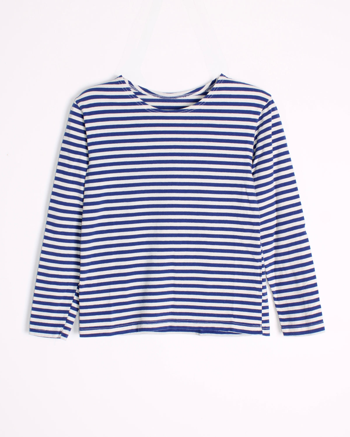 TELNYASHKA STRIPED COTTON LONG SLEEVE SHIRT RUSSIAN ARMY BLUE