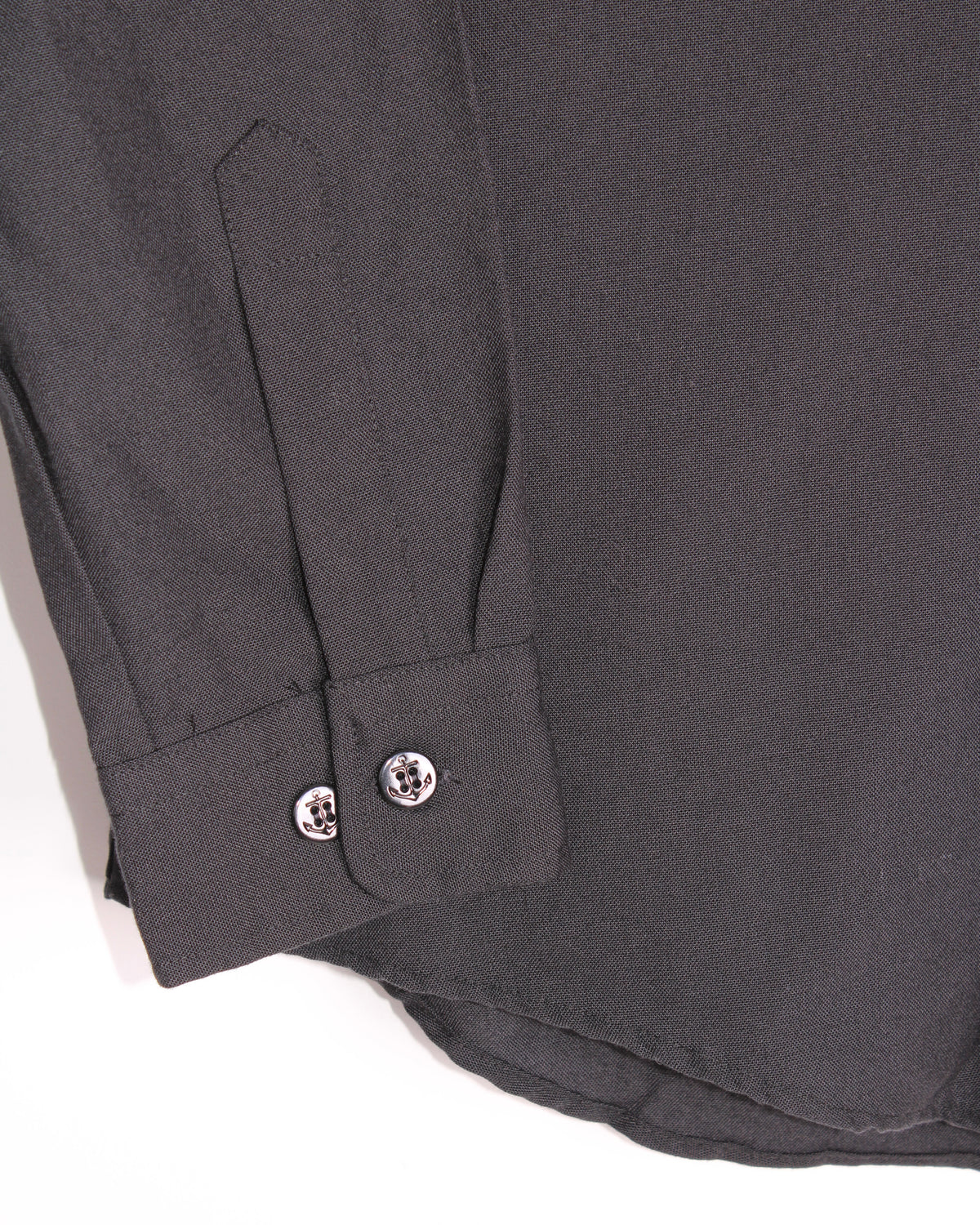 VINTAGE WORK SHIRT FLYING CROSS MADE IN USA BLACK - L/XL