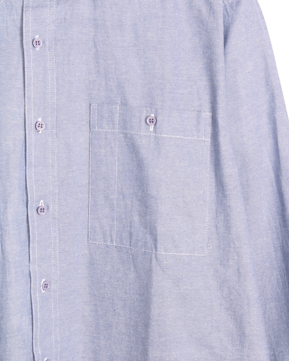 VINTAGE CHAMBRAY WORK SHIRT LIGHT BLUE