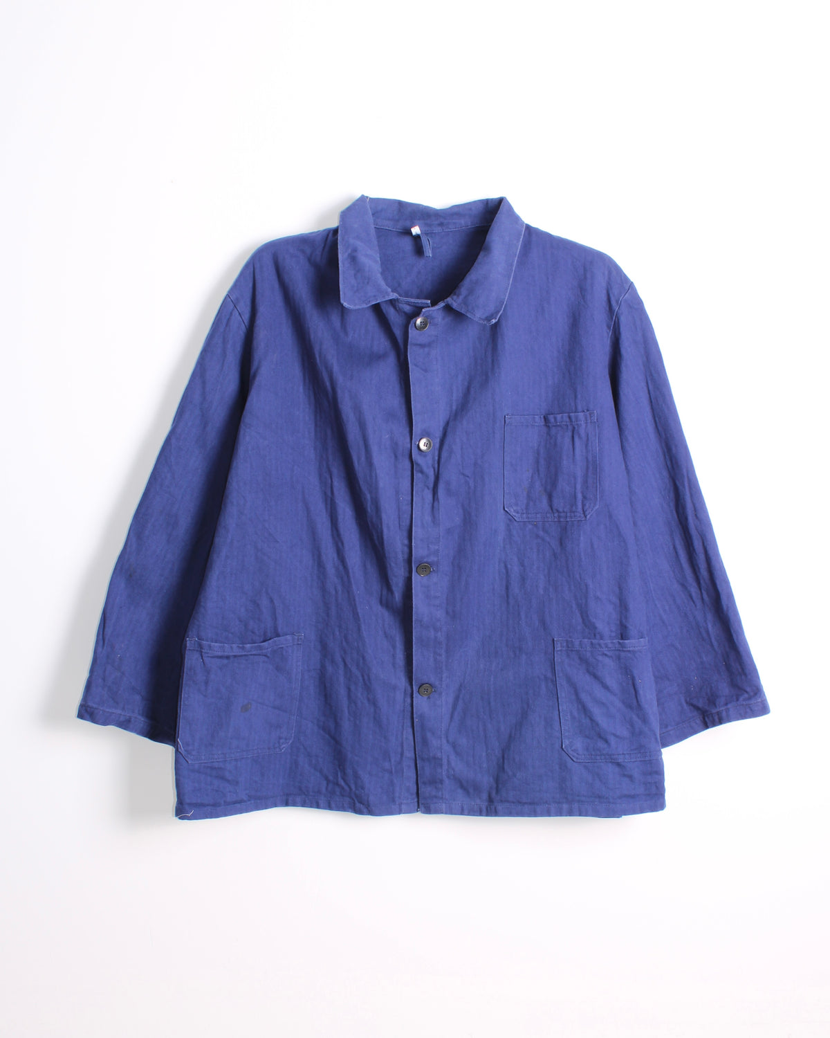 VINTAGE WORKWEAR CHORE JACKET HBT BLEU DE TRAVAIL - 2XL/3XL