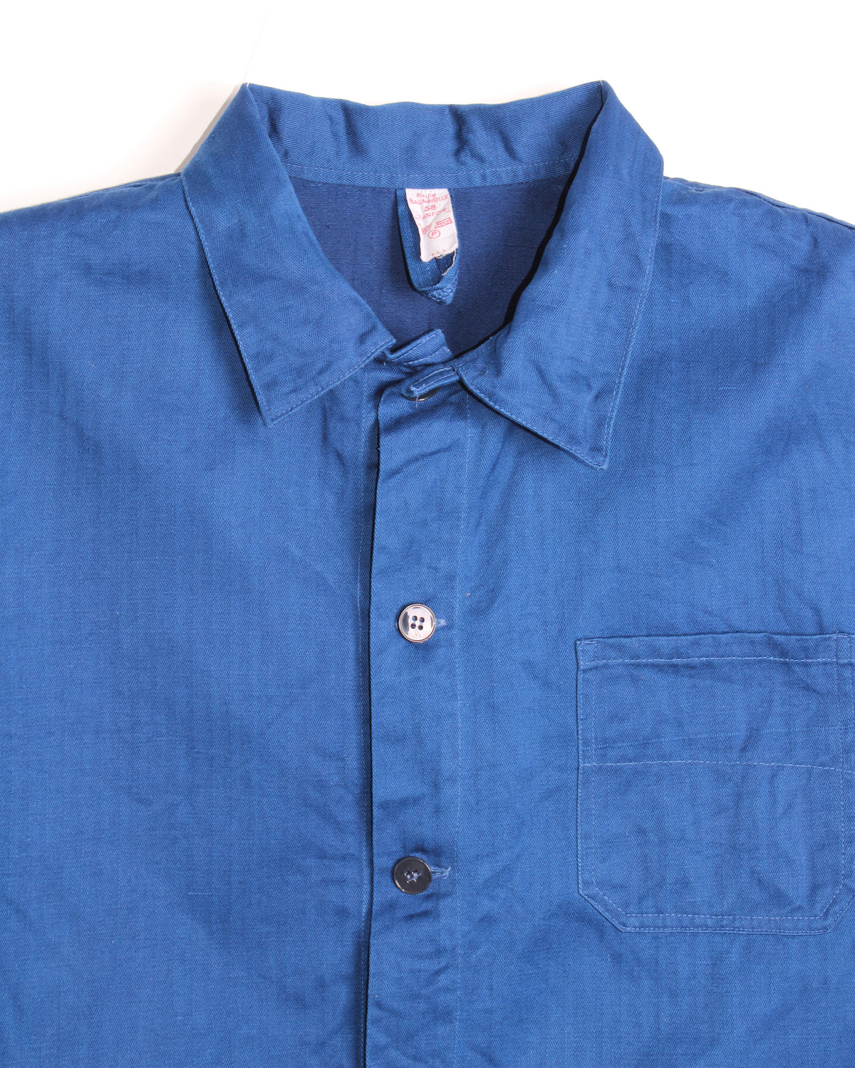 VINTAGE WORKWEAR CHORE JACKET HBT BLEU DE TRAVAIL - XL/XXL