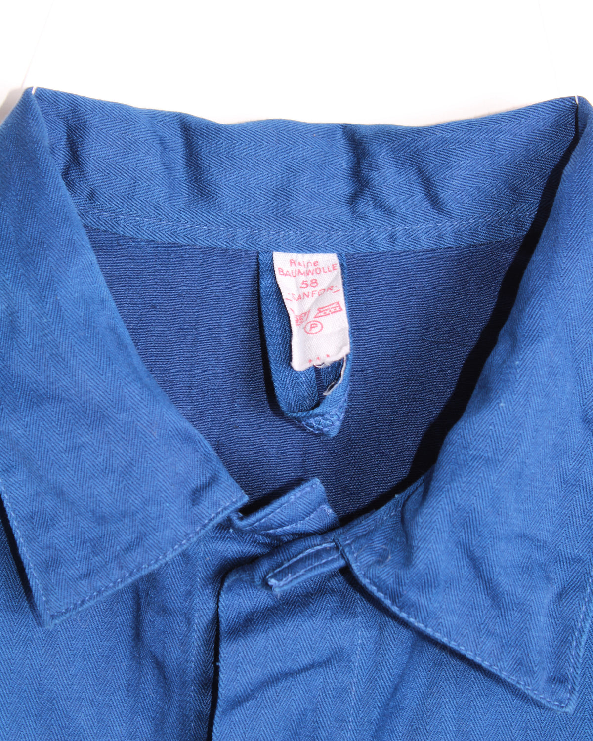 VINTAGE WORKWEAR CHORE JACKET HBT BLEU DE TRAVAIL - XL/XXL