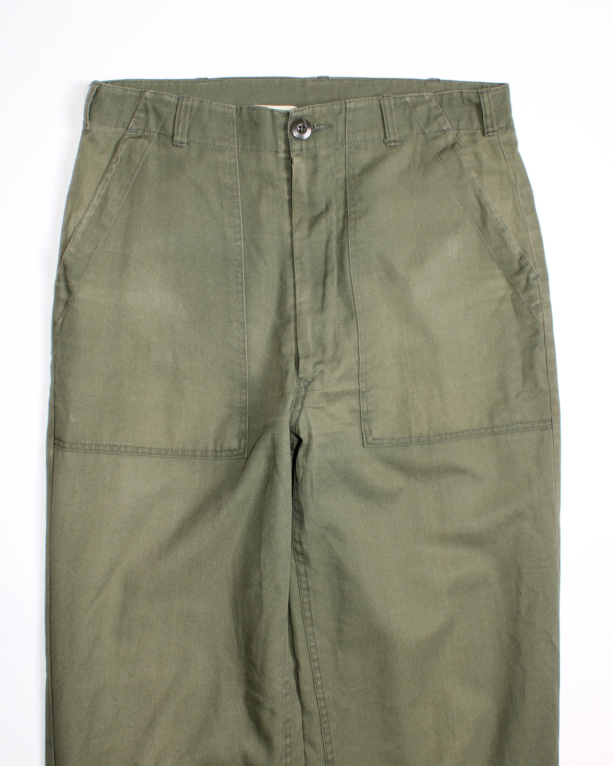 US ARMY VINTAGE OG 507 FATIGUE PANTS OLIVE GREEN - W32