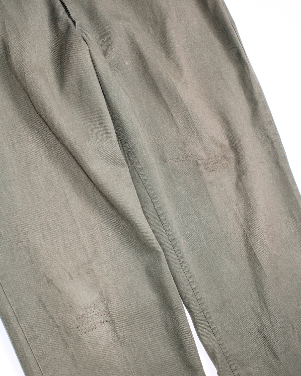 US ARMY VINTAGE OG 507 FATIGUE PANTS OLIVE GREEN - W36