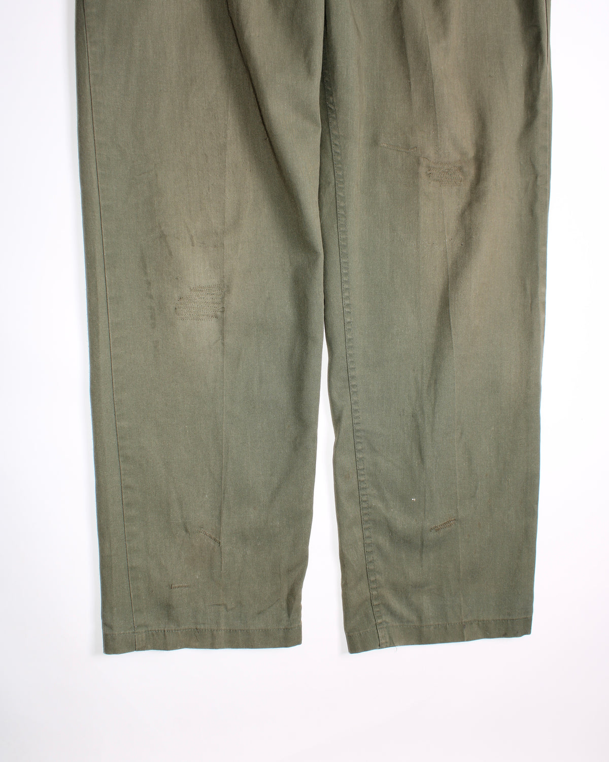 US ARMY VINTAGE OG 507 FATIGUE PANTS OLIVE GREEN - W36