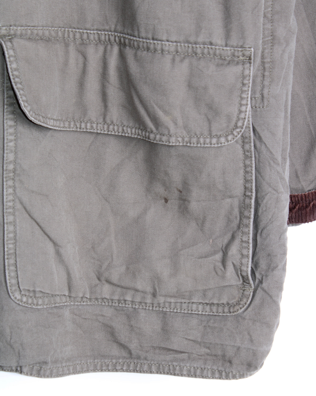 WOOLRICH VINTAGE LODEN HUNTING JACKET CANVAS FADED GREEN - XL