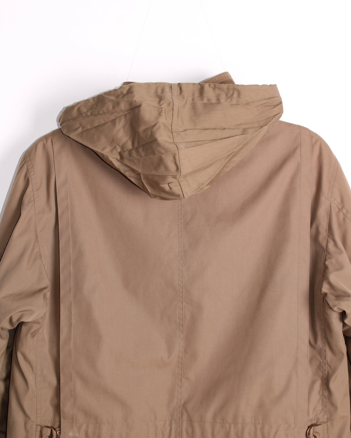 BURBERRY VINTAGE TRENCH COAT HEAVY JACKET KHAKI BEIGE - L/XL