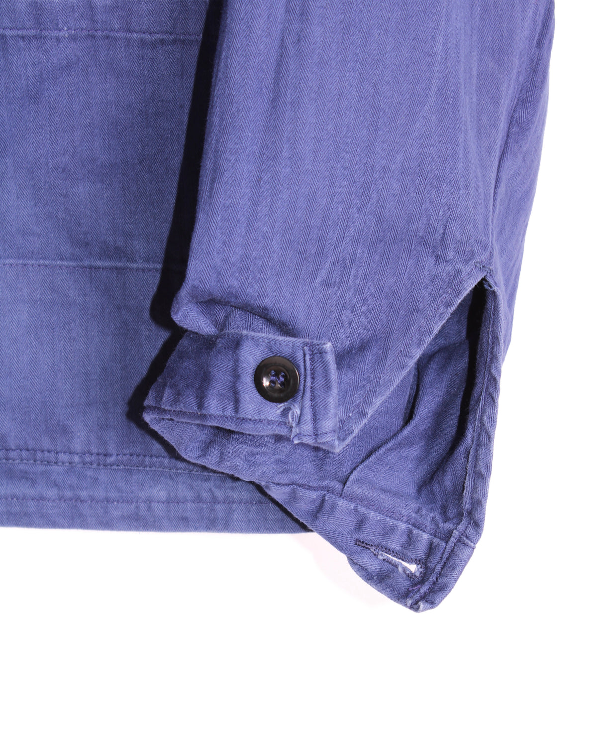VINTAGE WORKWEAR CHORE JACKET HBT BLEU DE TRAVAIL - S/M