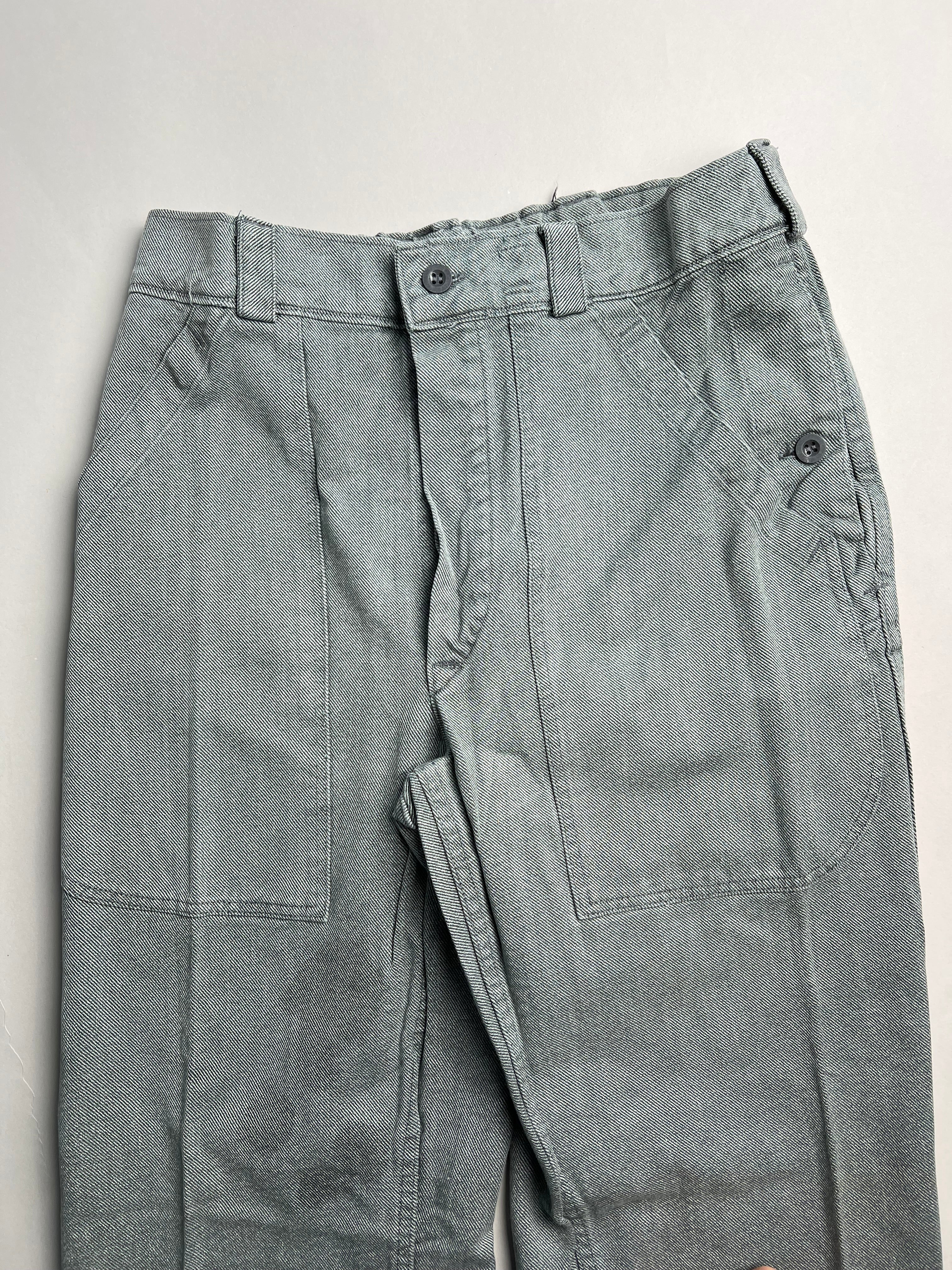 パンツ 50~80s Swiss military denim work pants Genuine Swiss army denim work pants grey trousers military