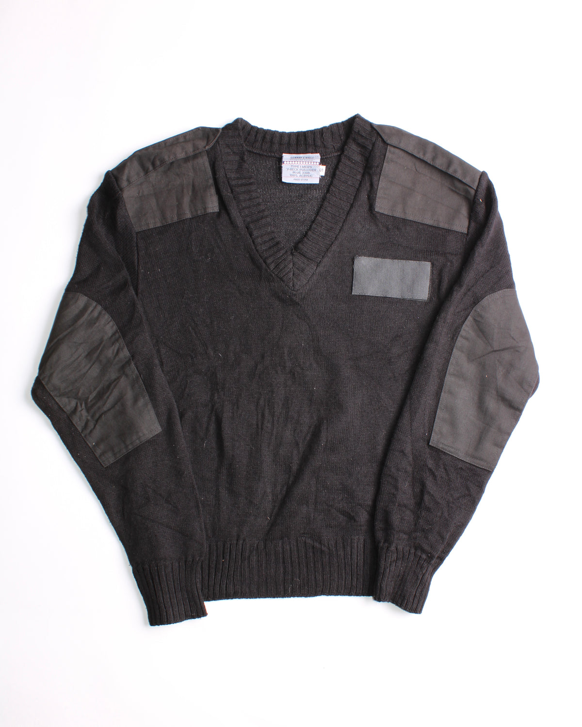 US ARMY VINTAGE WOOL KNIT BLACK - S