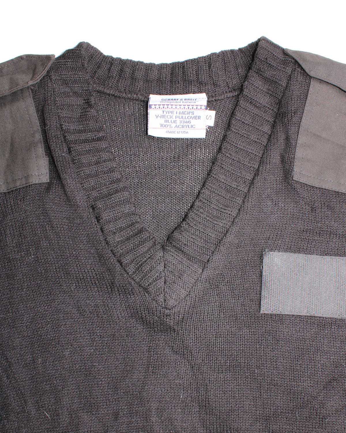 US ARMY VINTAGE WOOL KNIT BLACK - S
