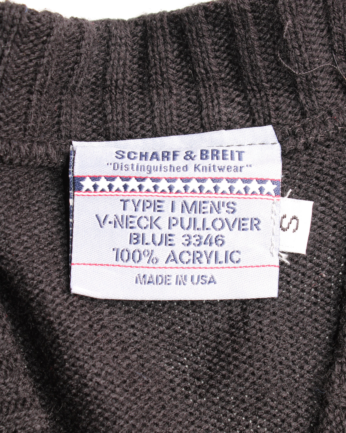 US ARMY VINTAGE WOOL KNIT BLACK - S