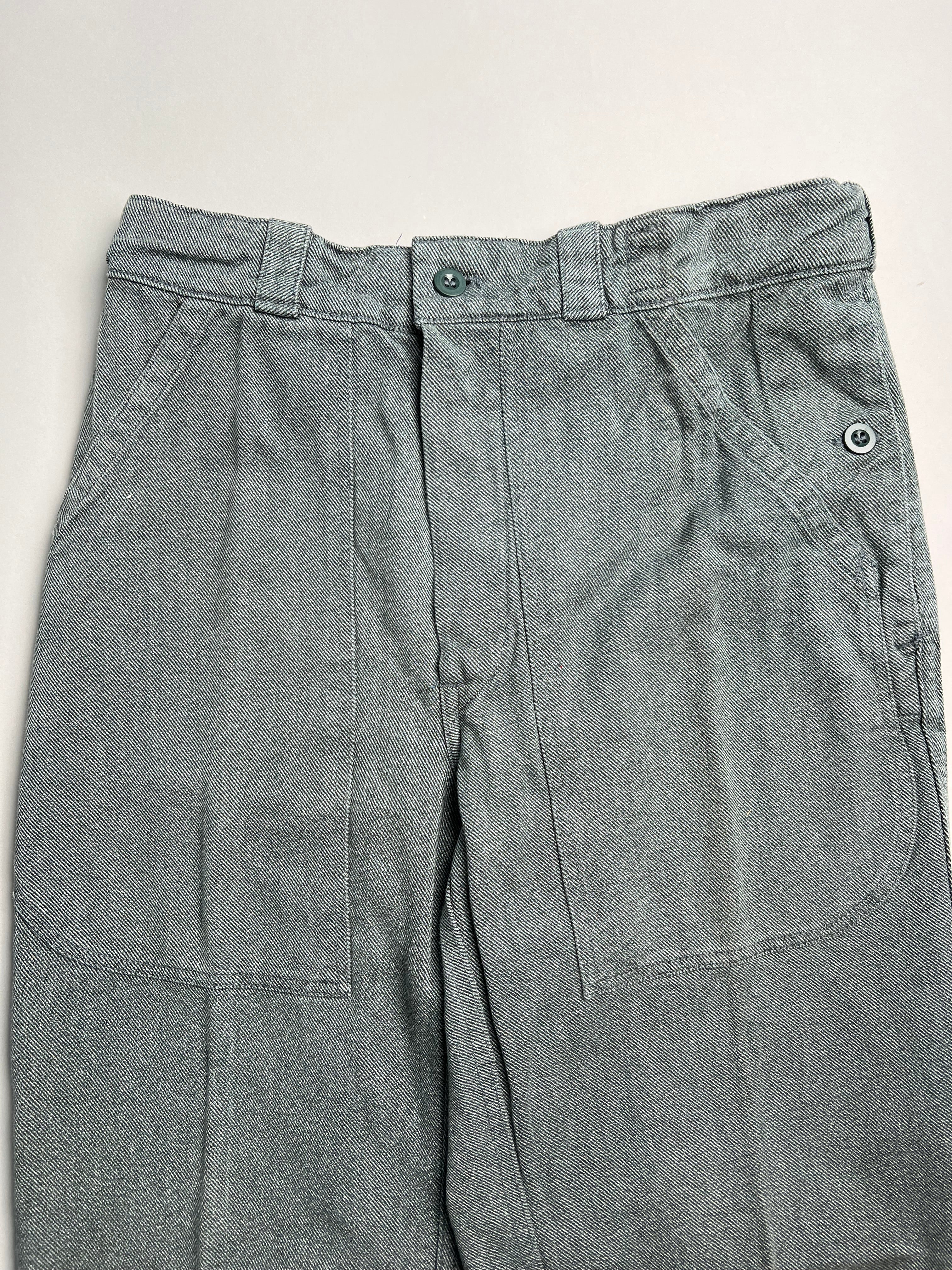 Denim work pants Genuine Swiss army grey trousers military