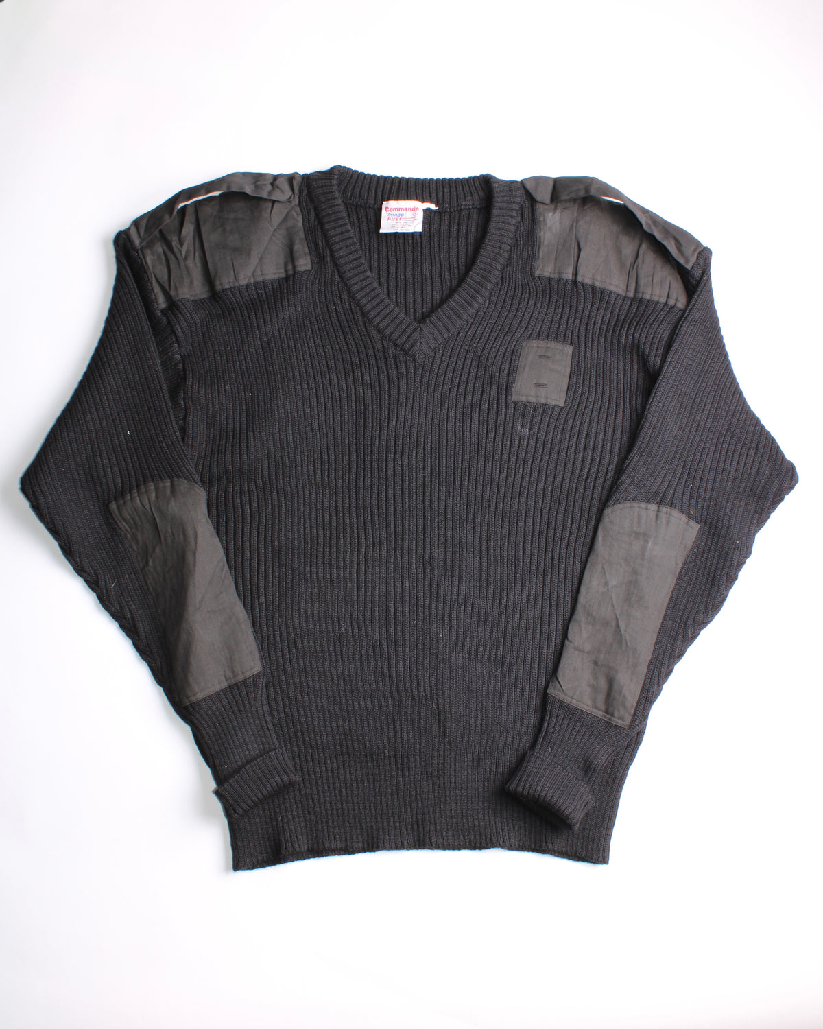 US ARMY VINTAGE WOOL KNIT BLACK - XL/2XL