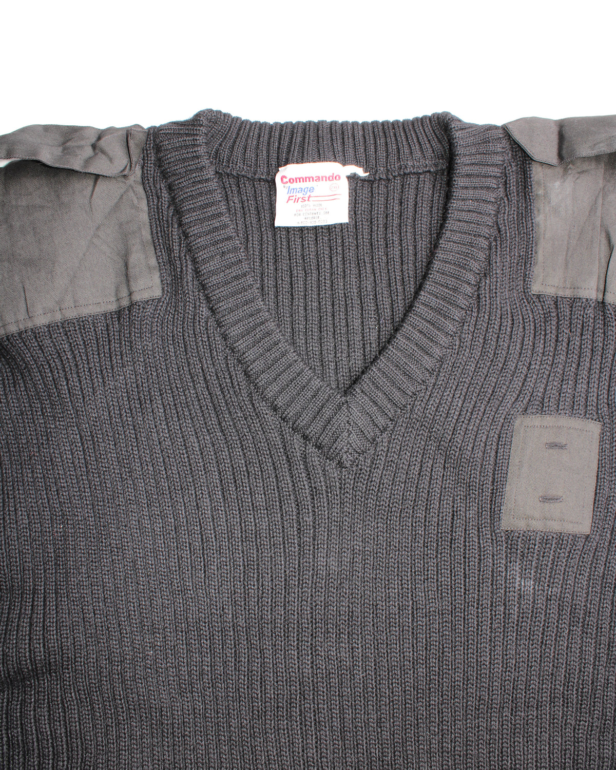 US ARMY VINTAGE WOOL KNIT BLACK - XL/2XL