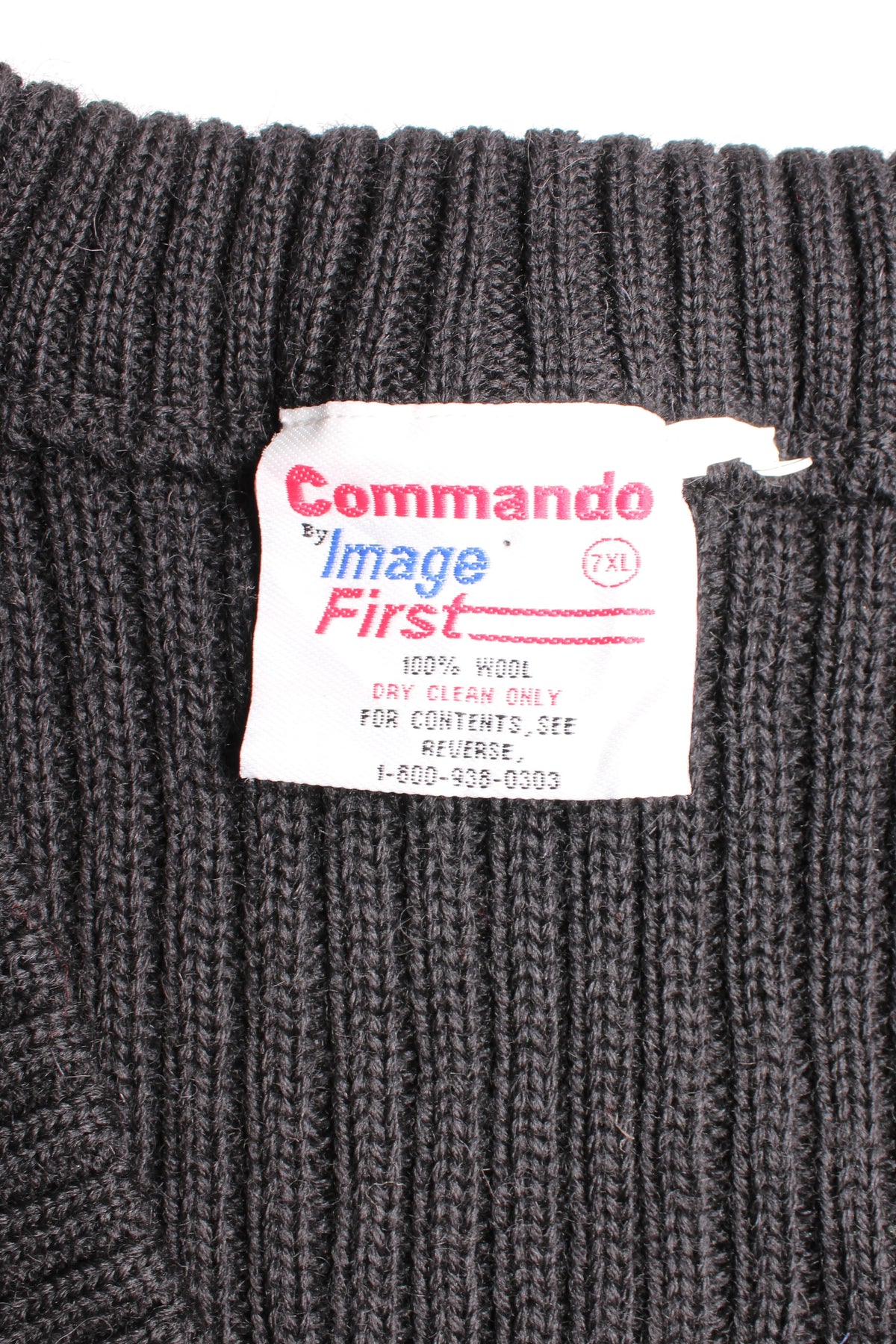 US ARMY VINTAGE WOOL KNIT BLACK - XL/2XL
