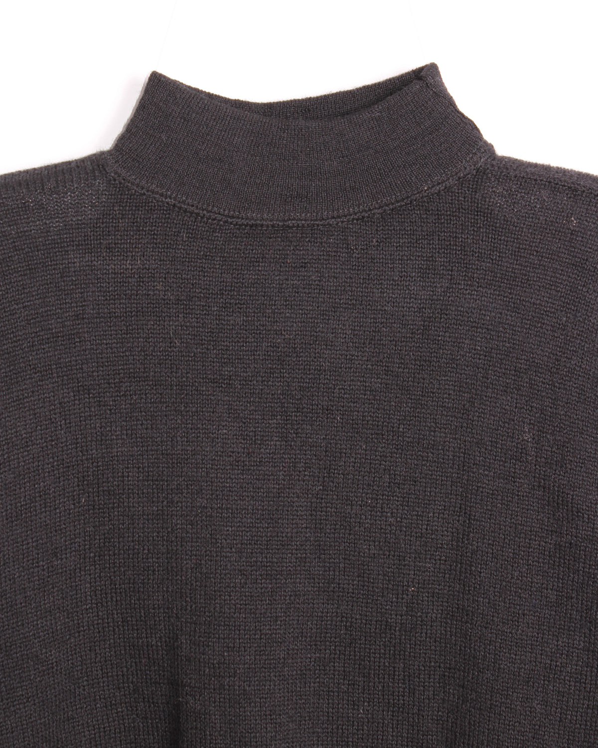 US ARMY VINTAGE WOOL MOCK NECK KNIT BLACK