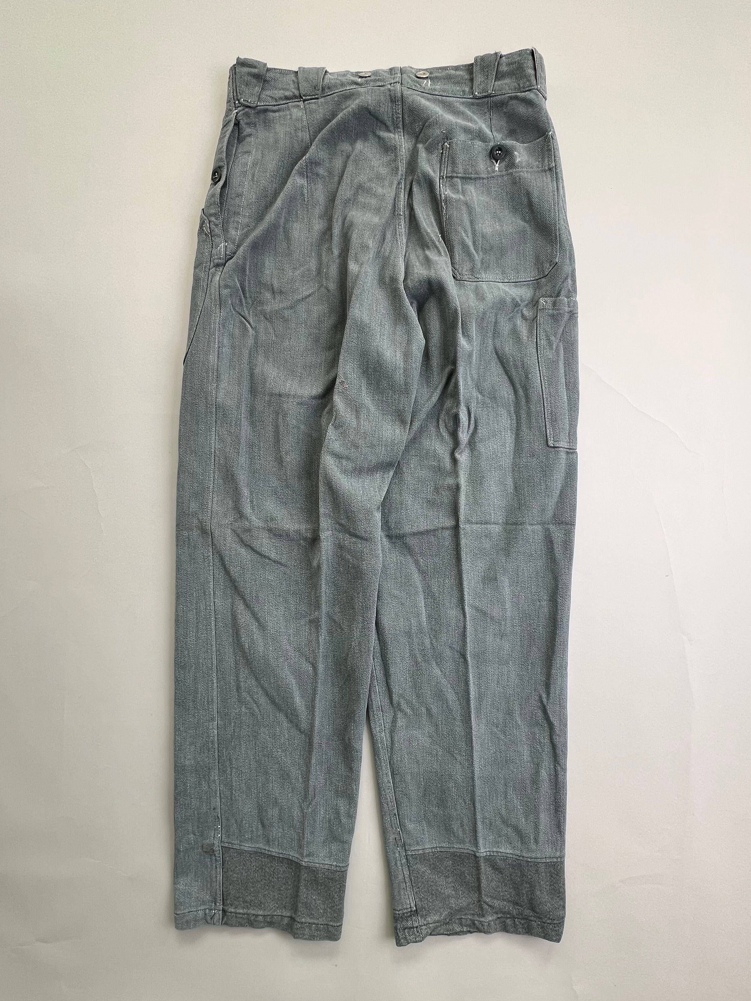 パンツ 50~80s Swiss military denim work pants 50s Swiss Army Denim Work Pants スイス軍 デニム ワーク